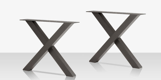 DecoScapes Contemporary X Style Dining Table Base