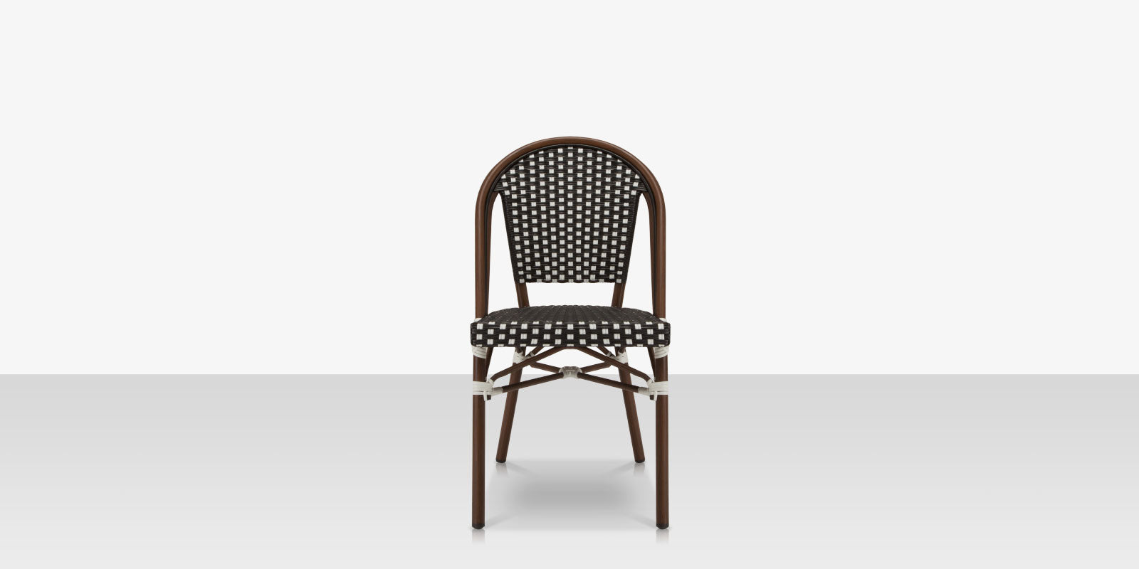 DecoScapes Paris Aluminum Stackable Dining Side Chair