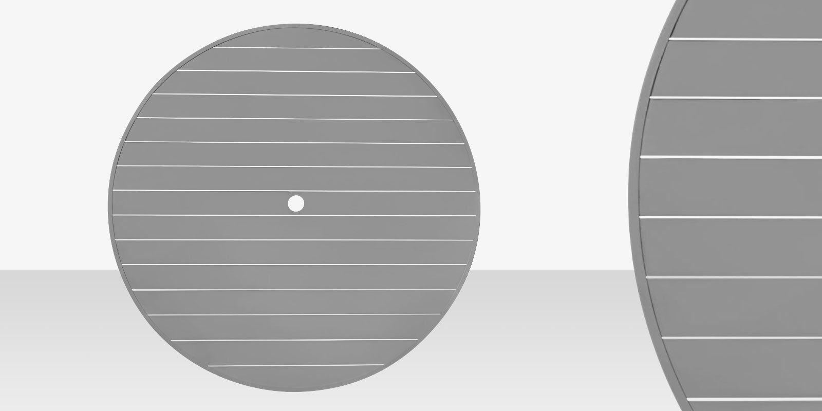 DecoScapes Fusion Aluminum 18'' Wide Round Table Top
