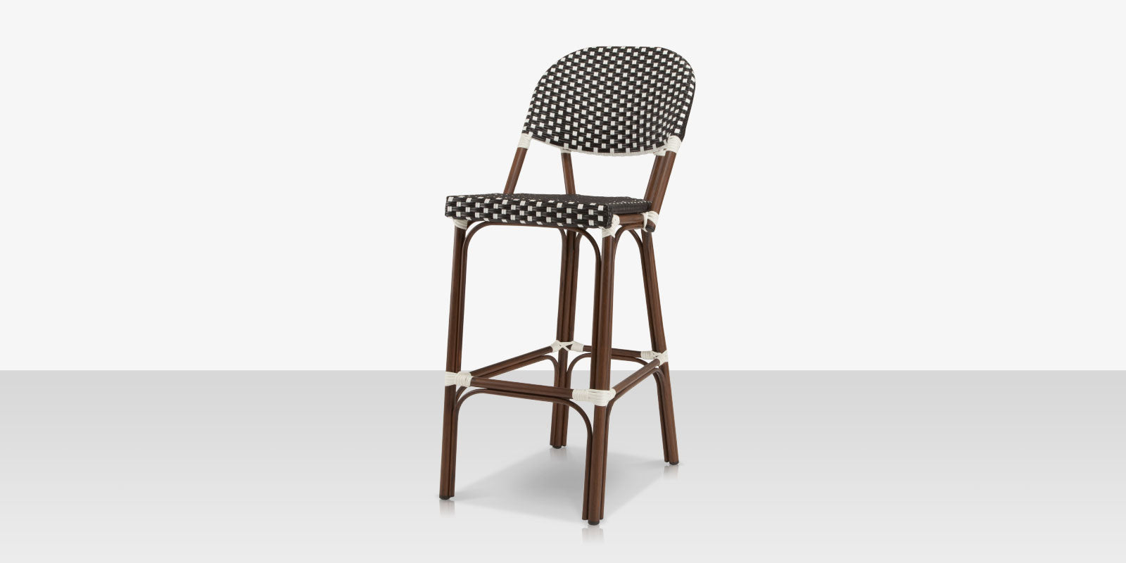 DecoScapes Paris Aluminum Stackable Bar Side Chair