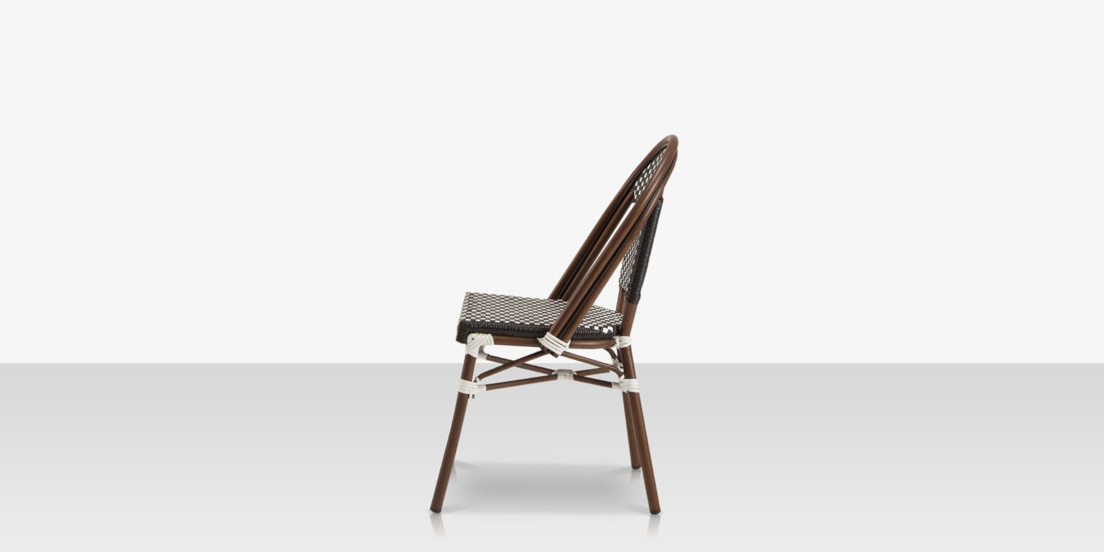 DecoScapes Paris Aluminum Stackable Dining Side Chair