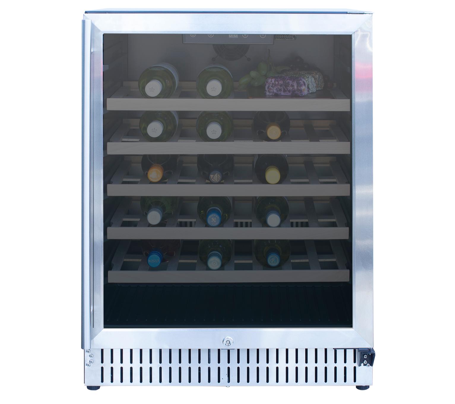 TrueFlame 24" Outdoor Rated Wine Cooler