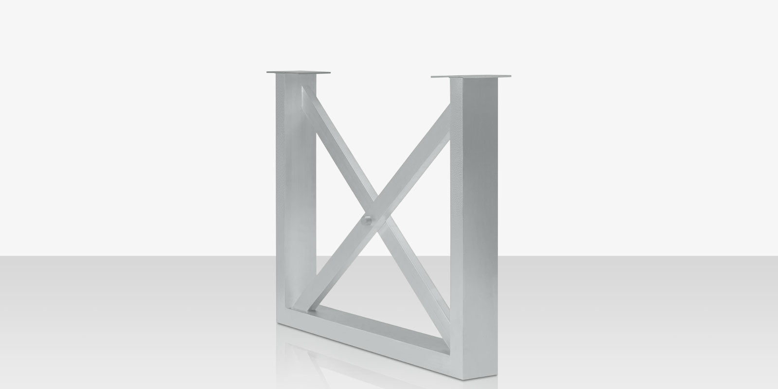 DecoScapes Contemporary Square X Style Dining Table Base