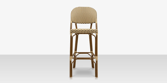 DecoScapes Paris Aluminum Stackable Bar Side Chair