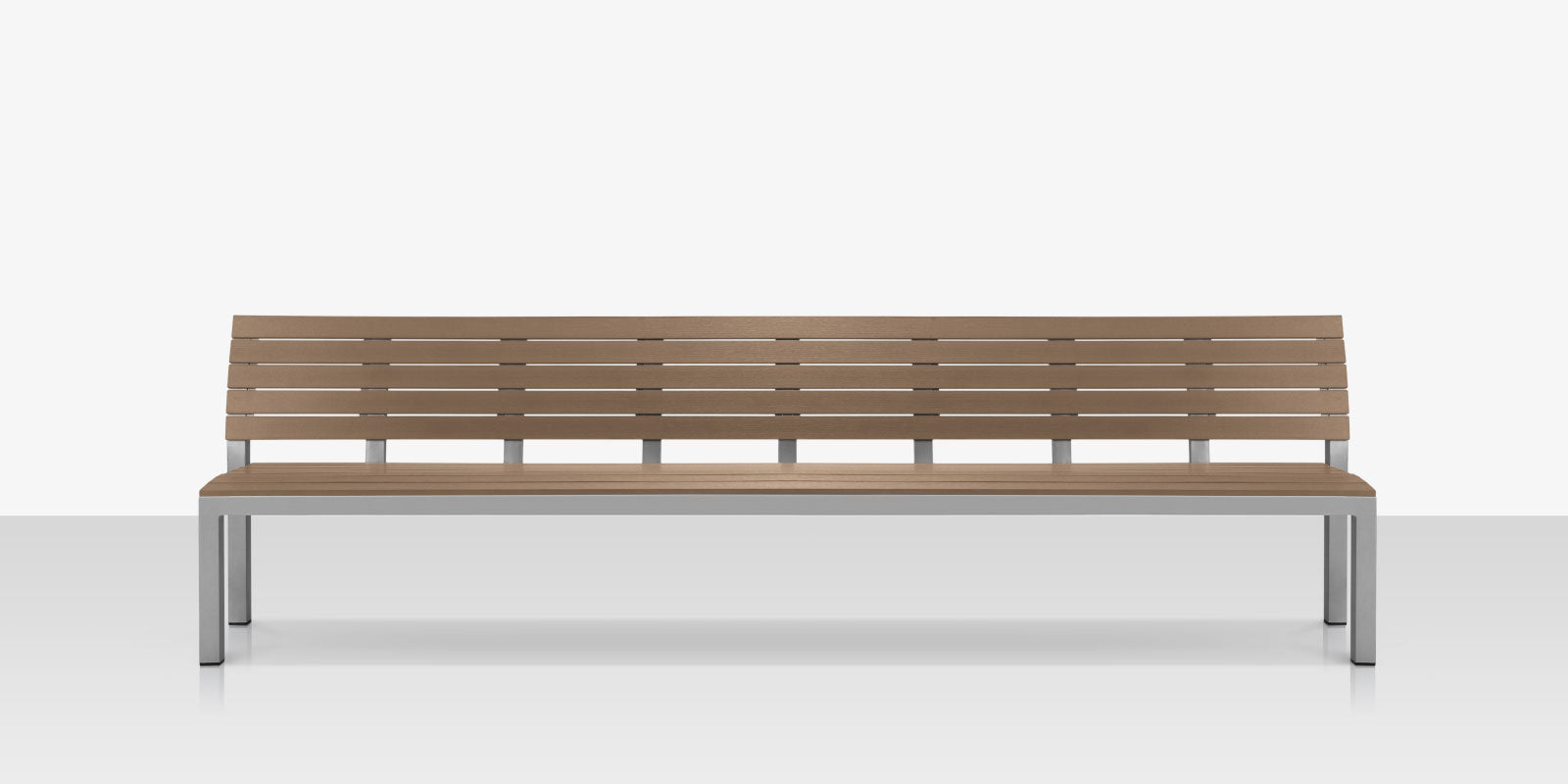 DecoScapes Vienna 6' Highback Bench - Black