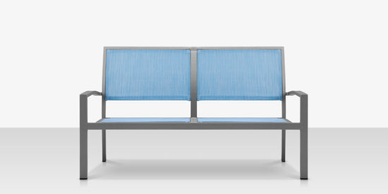 DecoScapes Fusion Aluminum Sling Loveseat