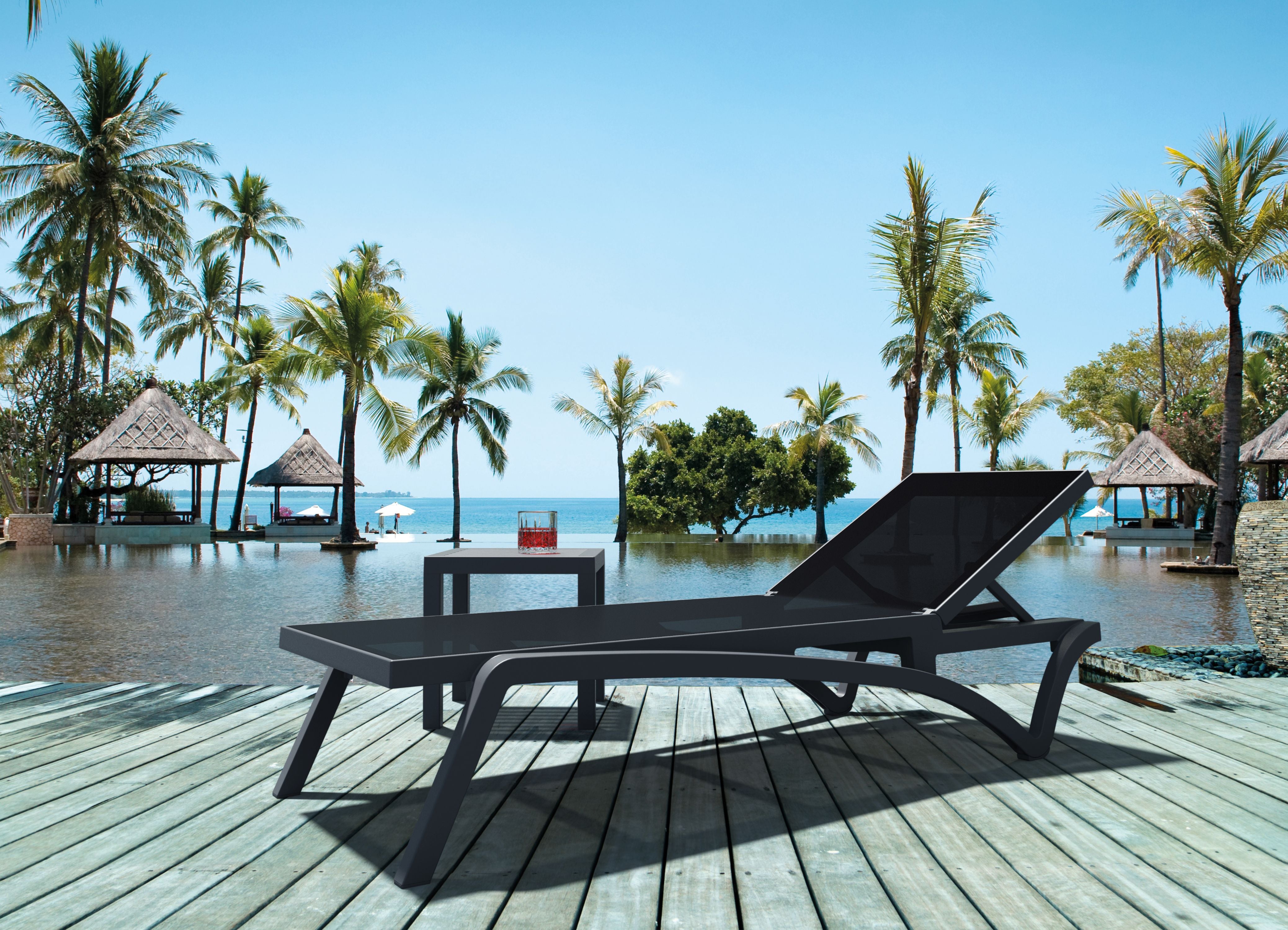 Compamia Pacific Sling Chaise Lounge - Set of Two