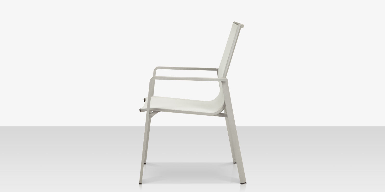 DecoScapes Tide Aluminum Sling Dining Arm Chair