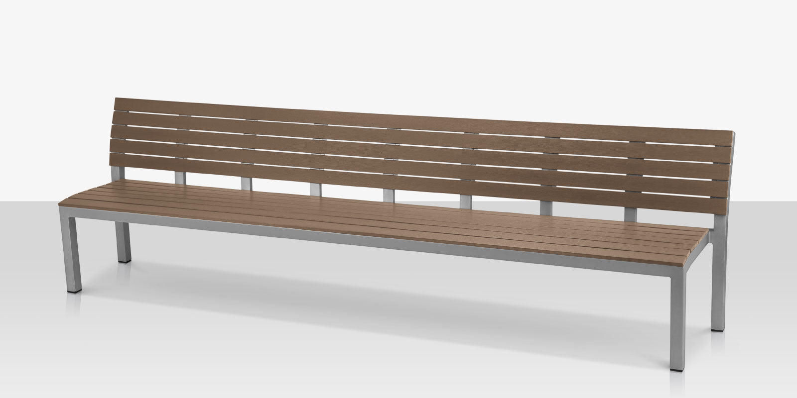 DecoScapes Vienna 6' Highback Bench - Black
