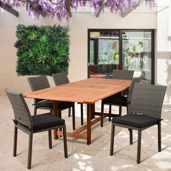 International Home Miami Amazonia Damian 6 Piece Rectangular Patio Dining Set