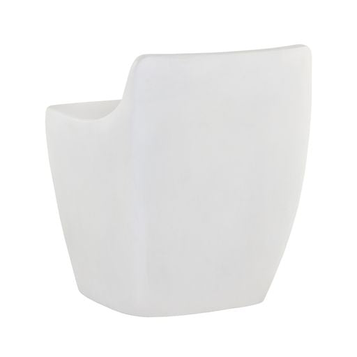 Sunpan Ledger Stool in Ash Grey Wood Look / Black / White