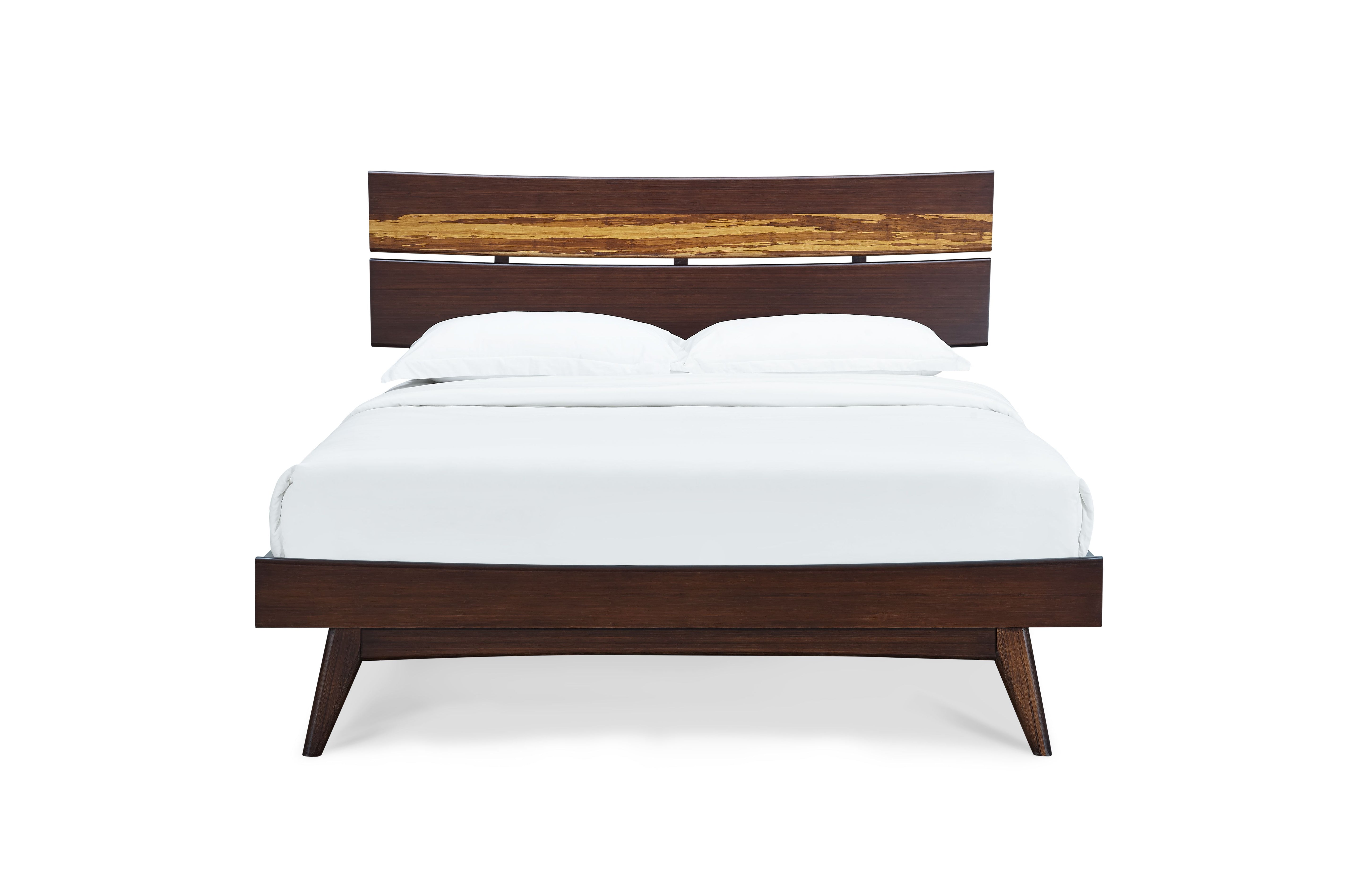 Greenington Azara Queen Platform Bed, Caramelized / Sable