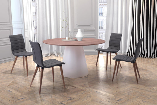 Zuo Modern Jericho Dining Chair in Gray - Set of 2