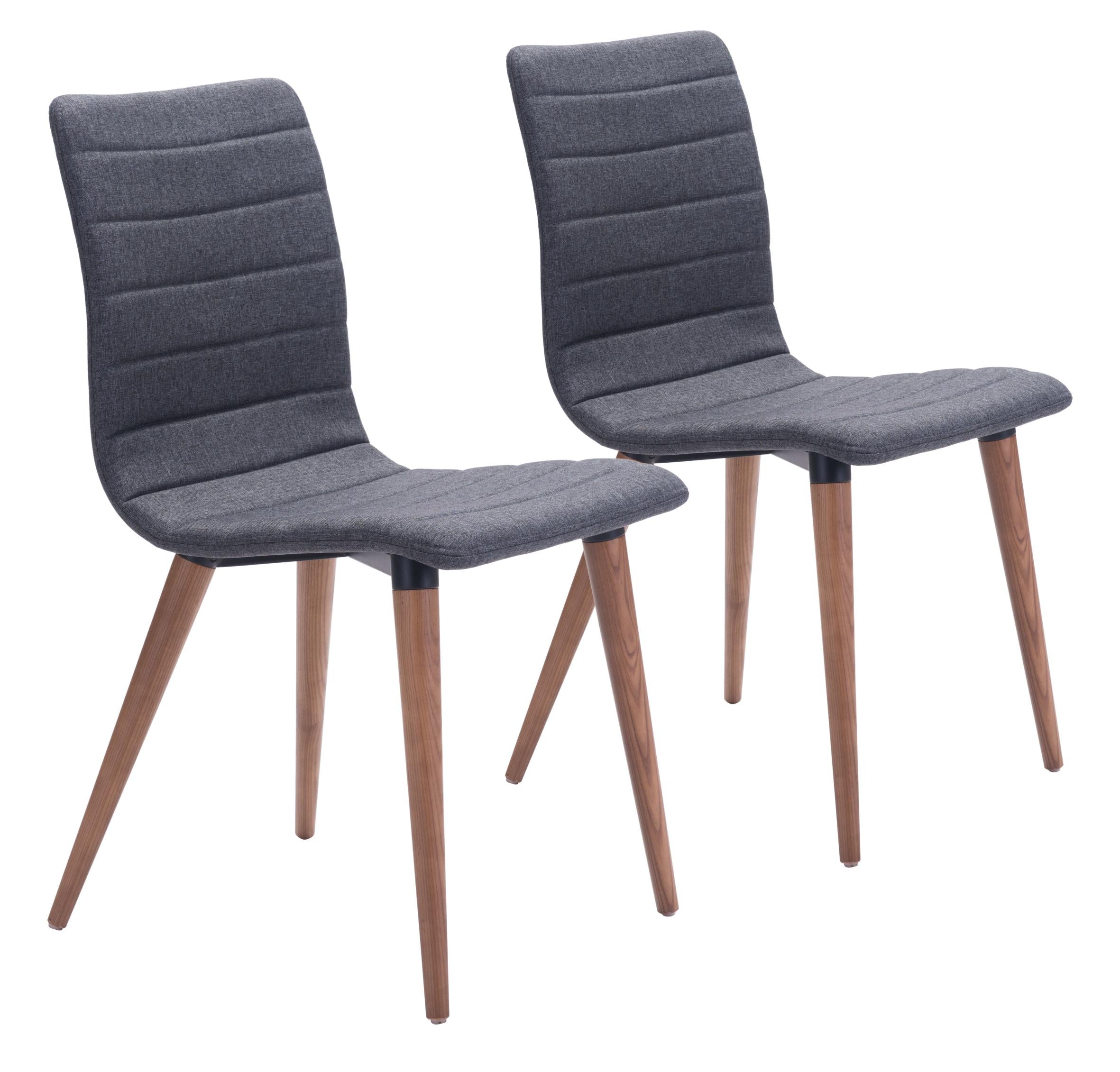 Zuo Modern Jericho Dining Chair in Gray - Set of 2