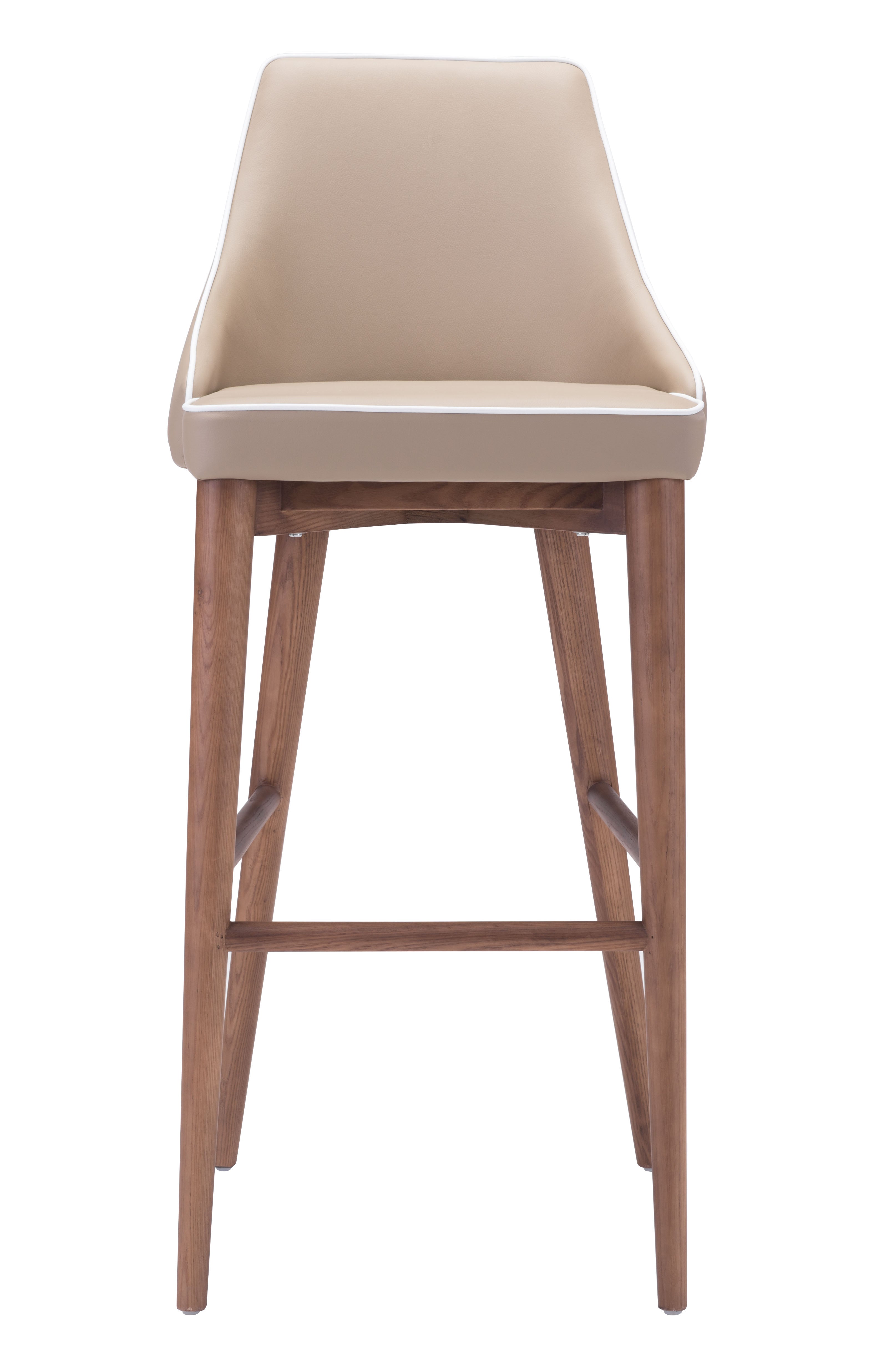 Zuo Modern Moor Barstool in Beige