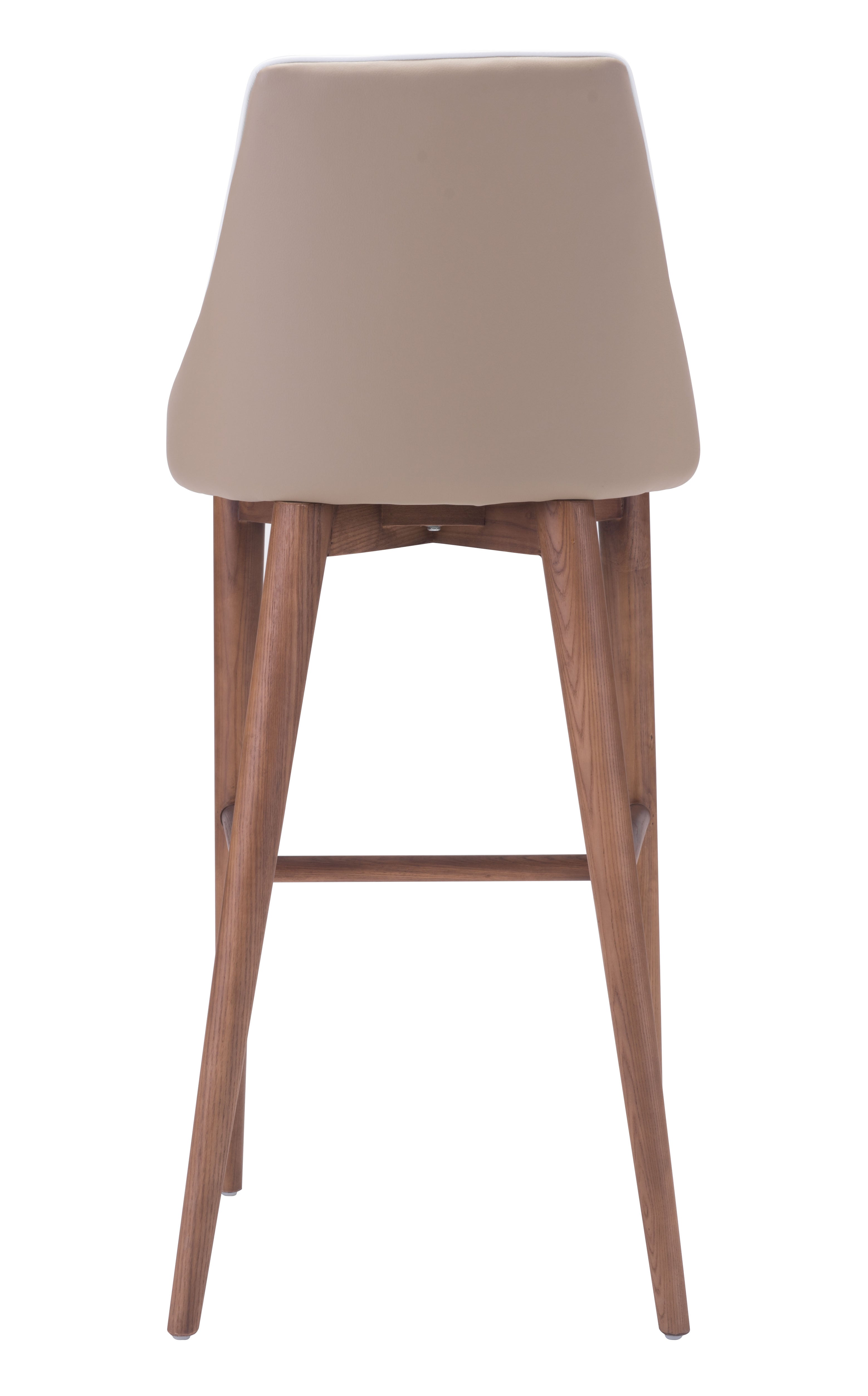 Zuo Modern Moor Barstool in Beige