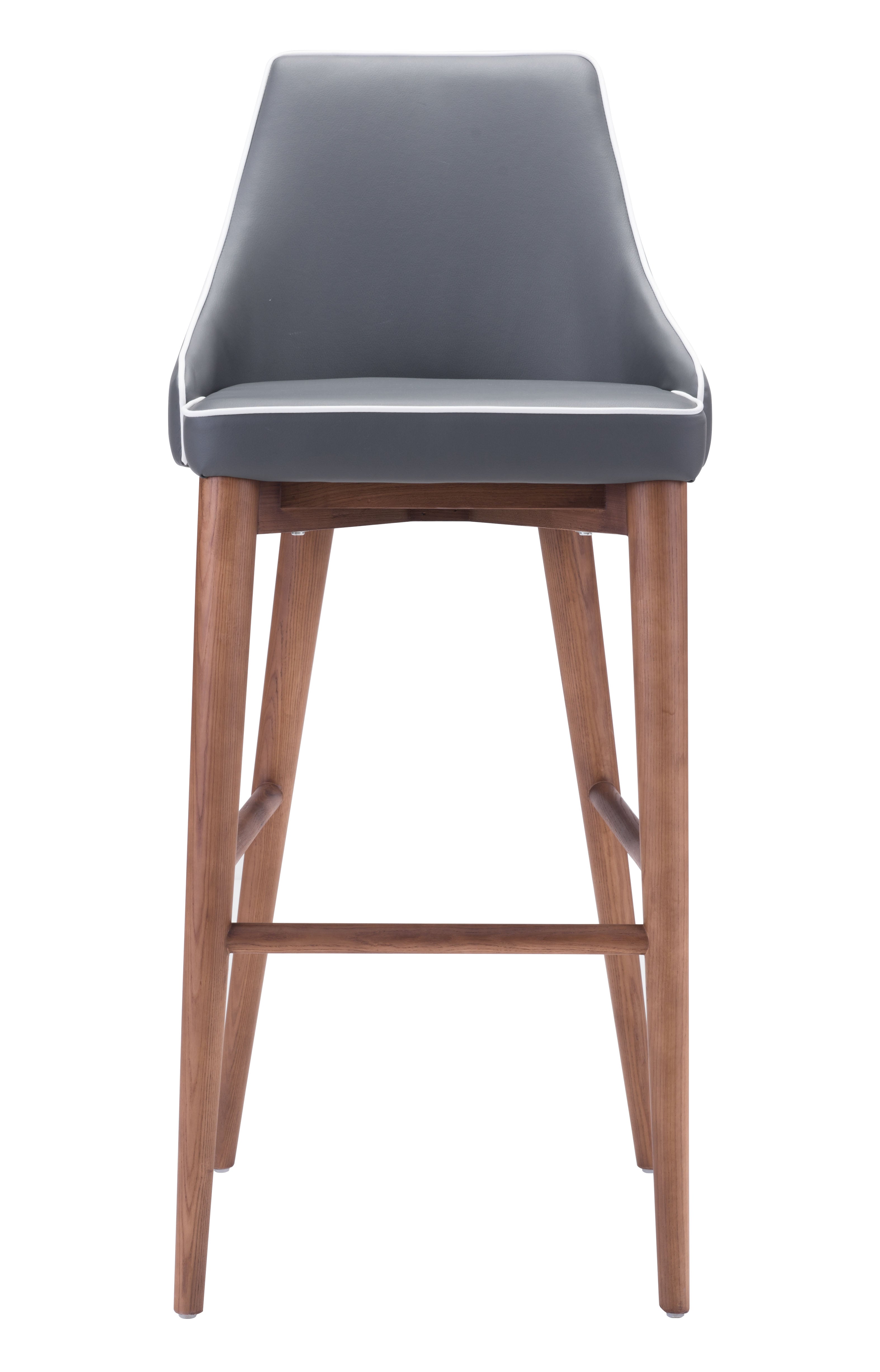 Zuo Modern Moor Barstool in Dark Gray