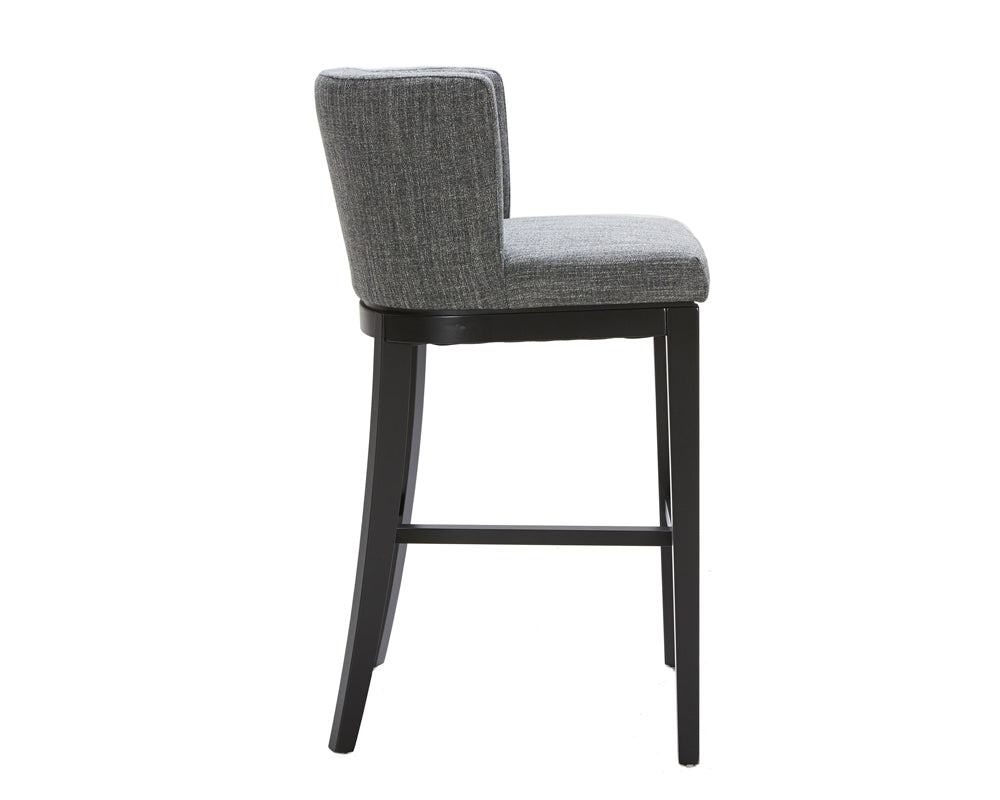 Sunpan Hayden Barstool - Bravo Cream/Bravo Portabella/Marble/Quarry