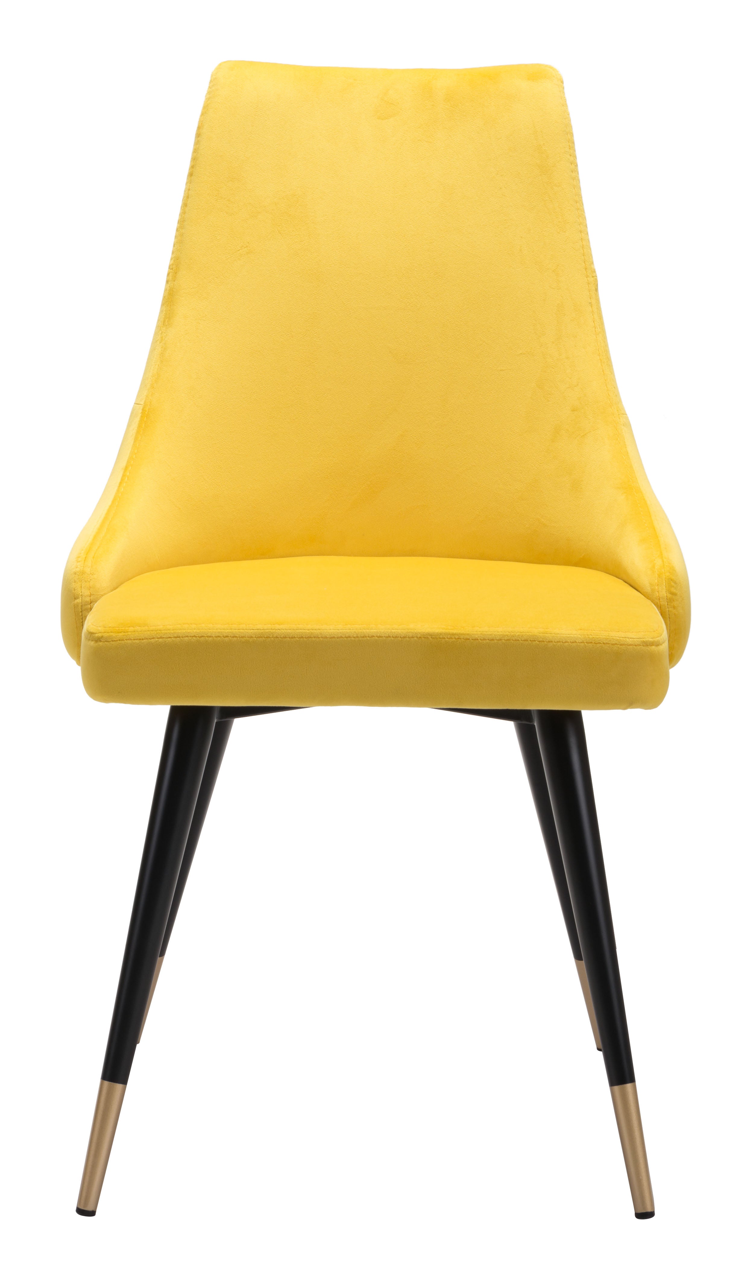 Zuo Modern Piccolo Dining Chair in Pink/Gray/Yellow - Set of 2