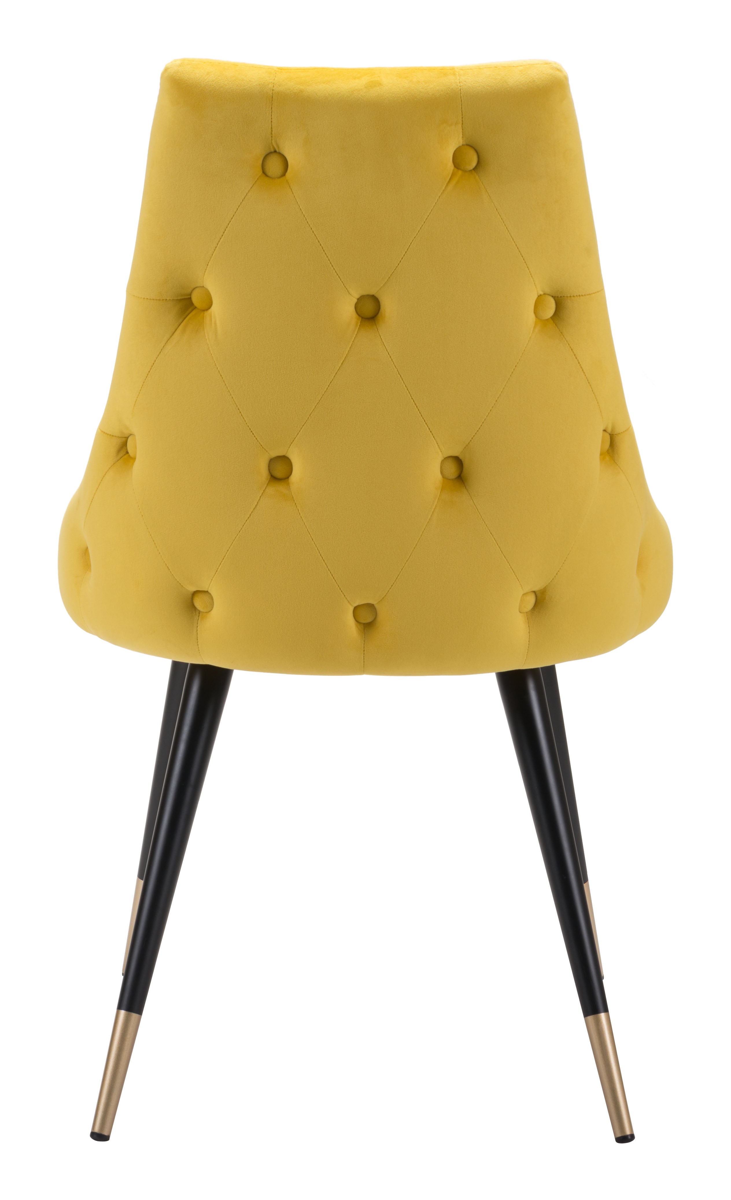 Zuo Modern Piccolo Dining Chair in Pink/Gray/Yellow - Set of 2