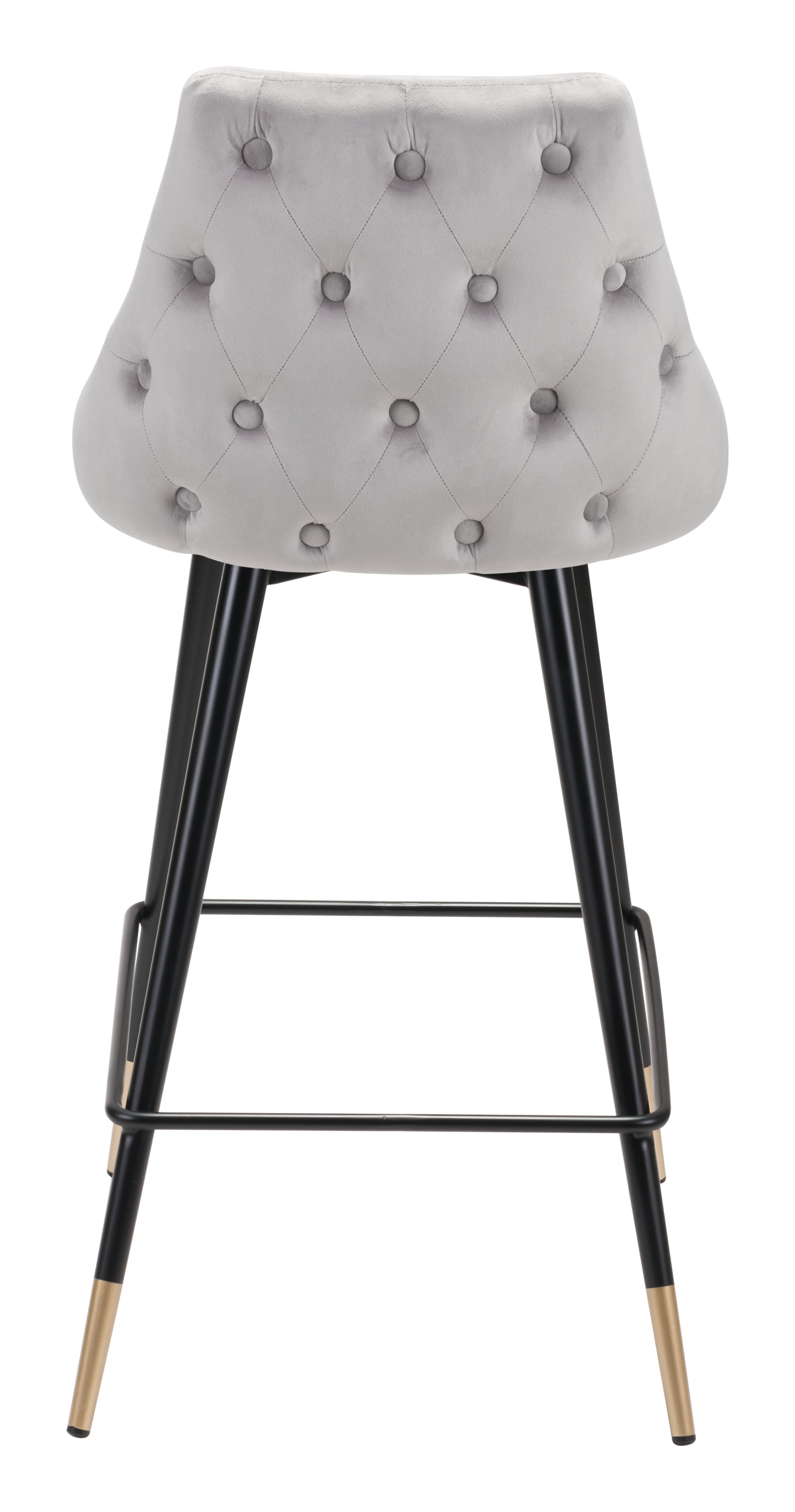 Zuo Modern Piccolo Counter Stool in Pink/Gray/Green/Yellow