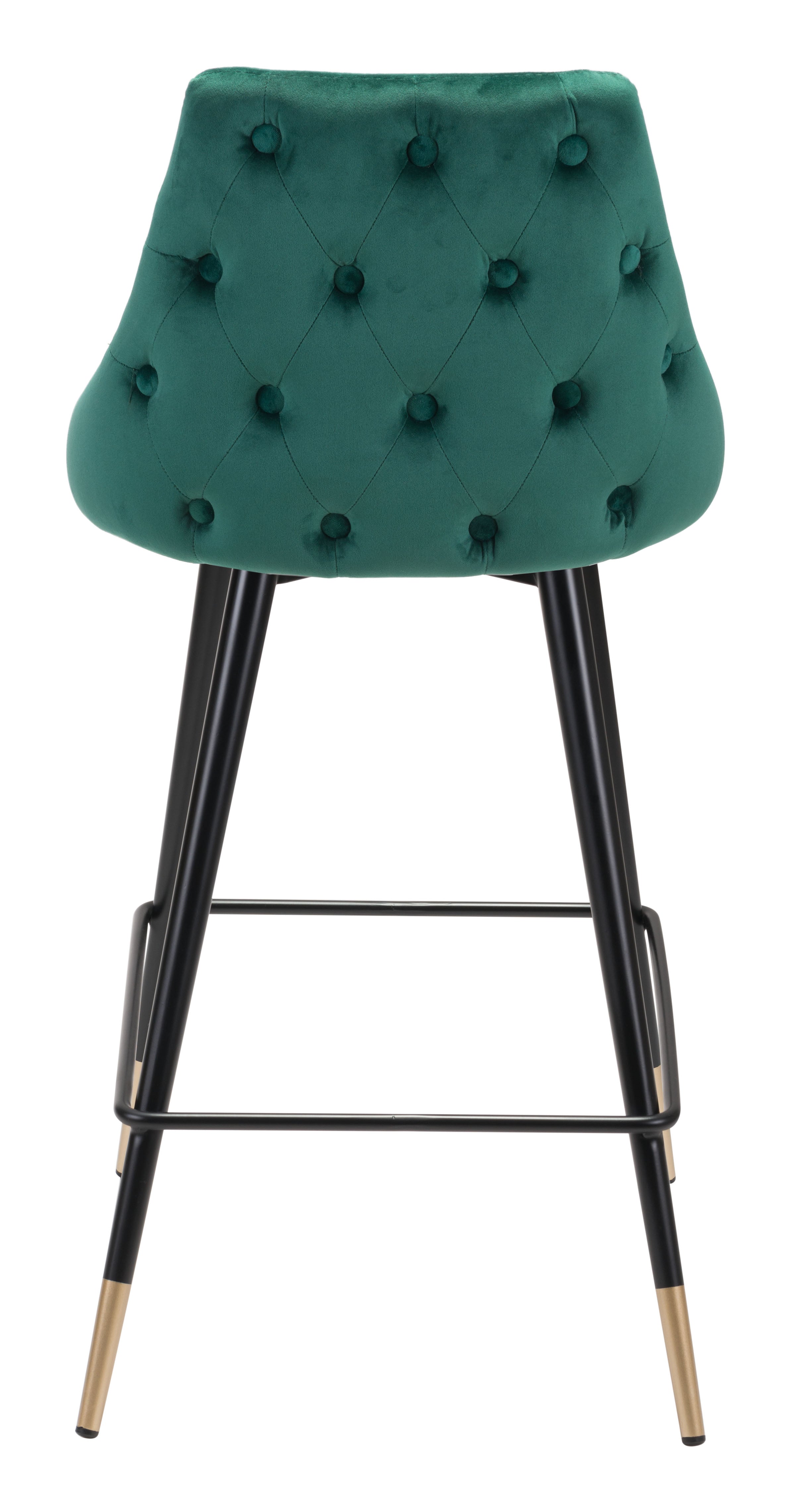 Zuo Modern Piccolo Counter Stool in Pink/Gray/Green/Yellow