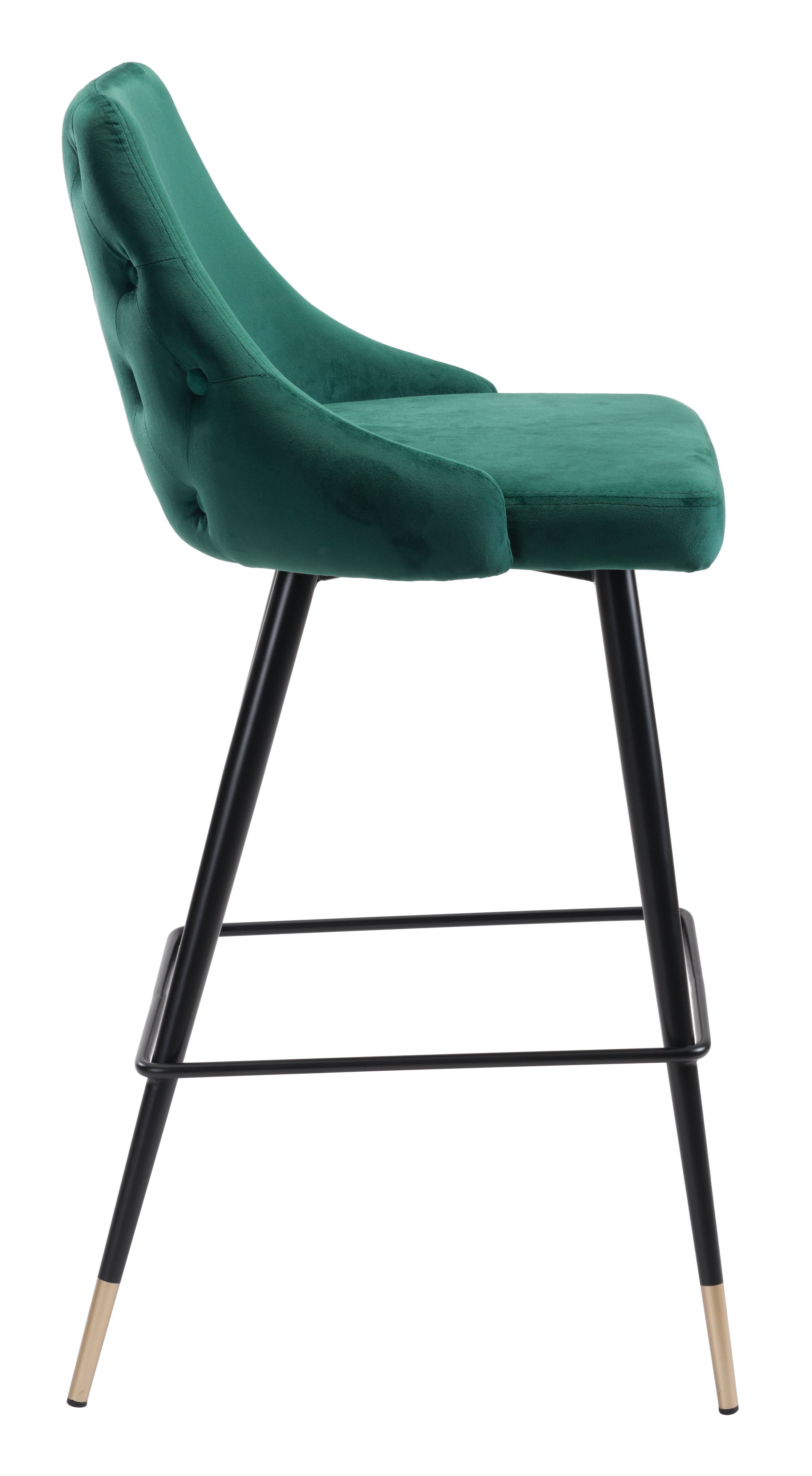 Zuo Modern Piccolo Barstool in Pink/Gray/Green