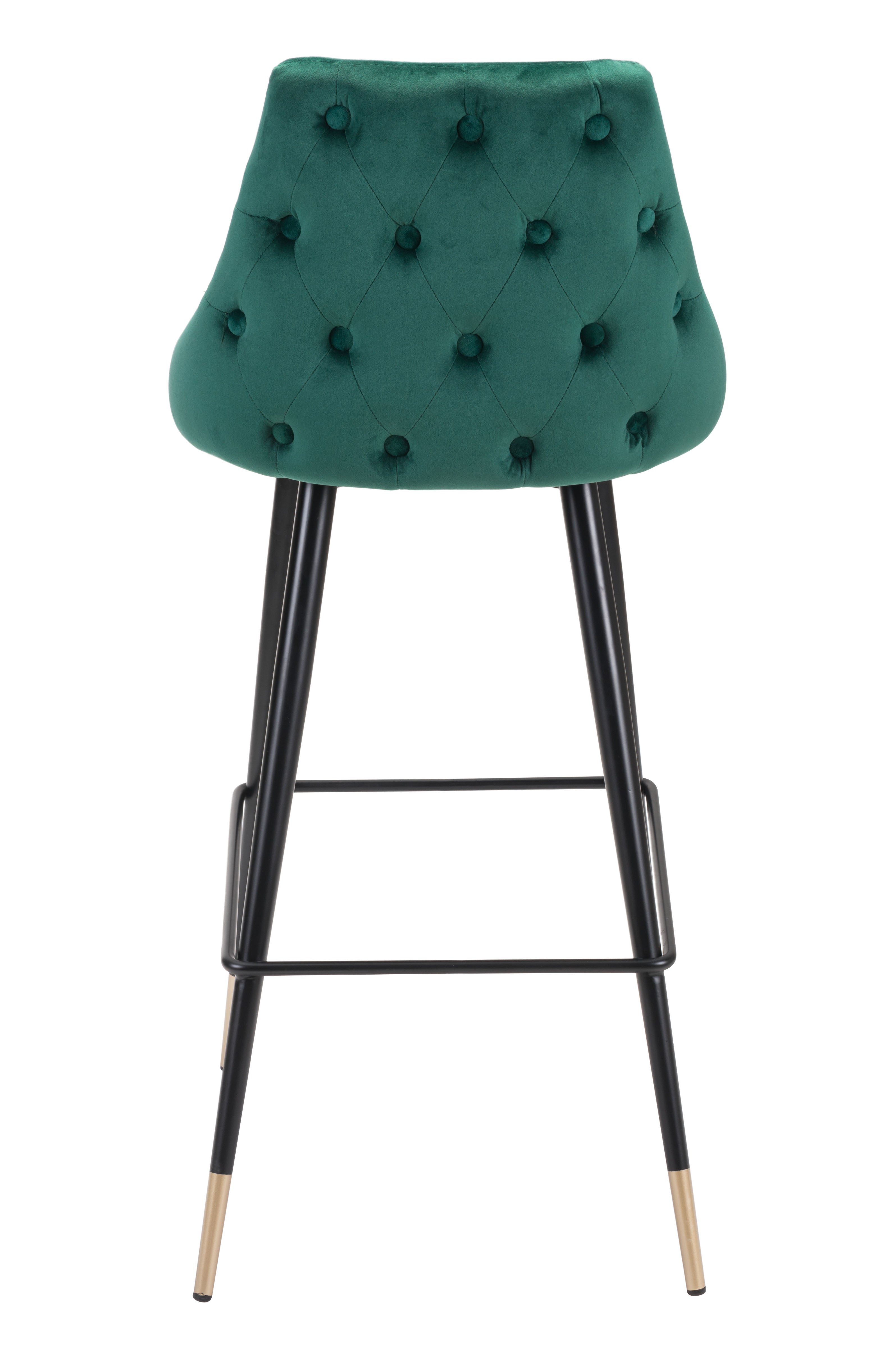 Zuo Modern Piccolo Barstool in Pink/Gray/Green