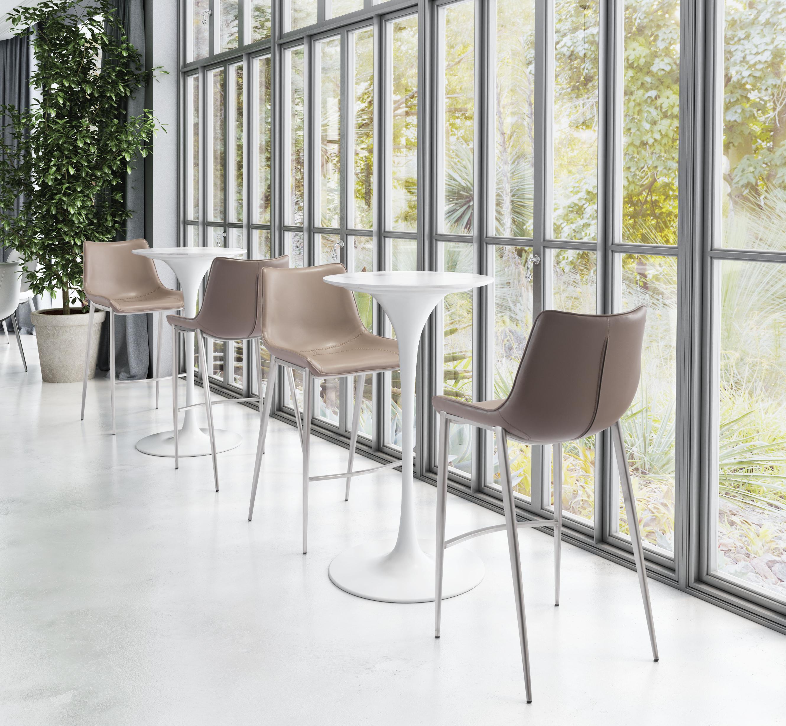 Zuo Modern Magnus Barstool - Set of 2