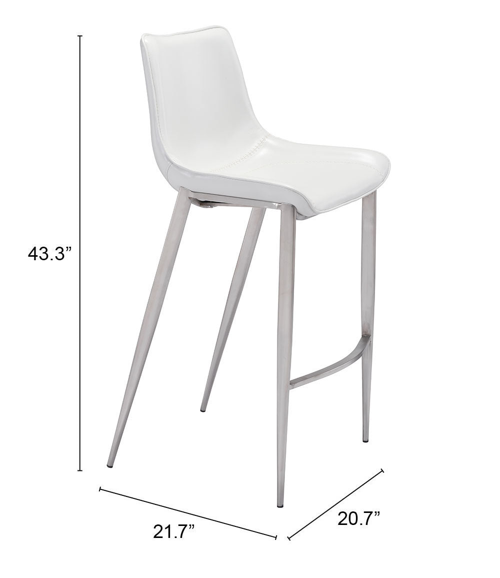 Zuo Modern Magnus Barstool - Set of 2