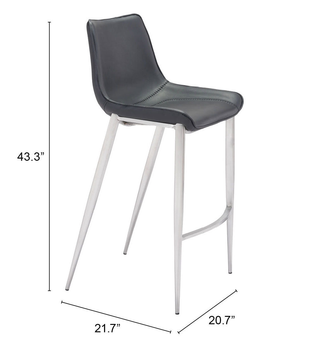 Zuo Modern Magnus Barstool - Set of 2