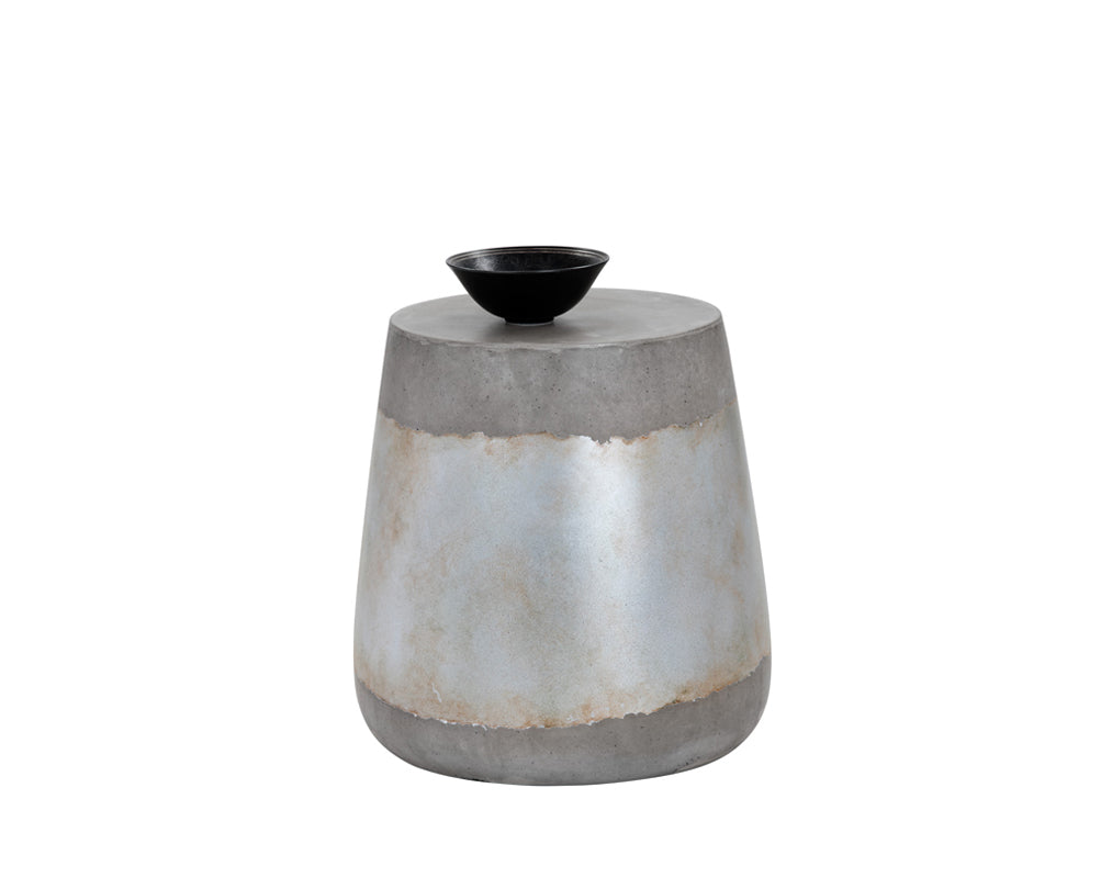 Sunpan Aries Side Table - Gold / Silver