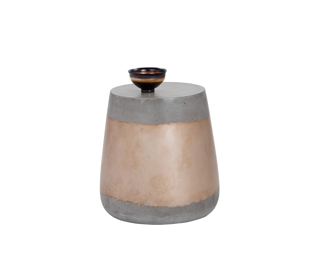 Sunpan Aries Side Table - Gold / Silver