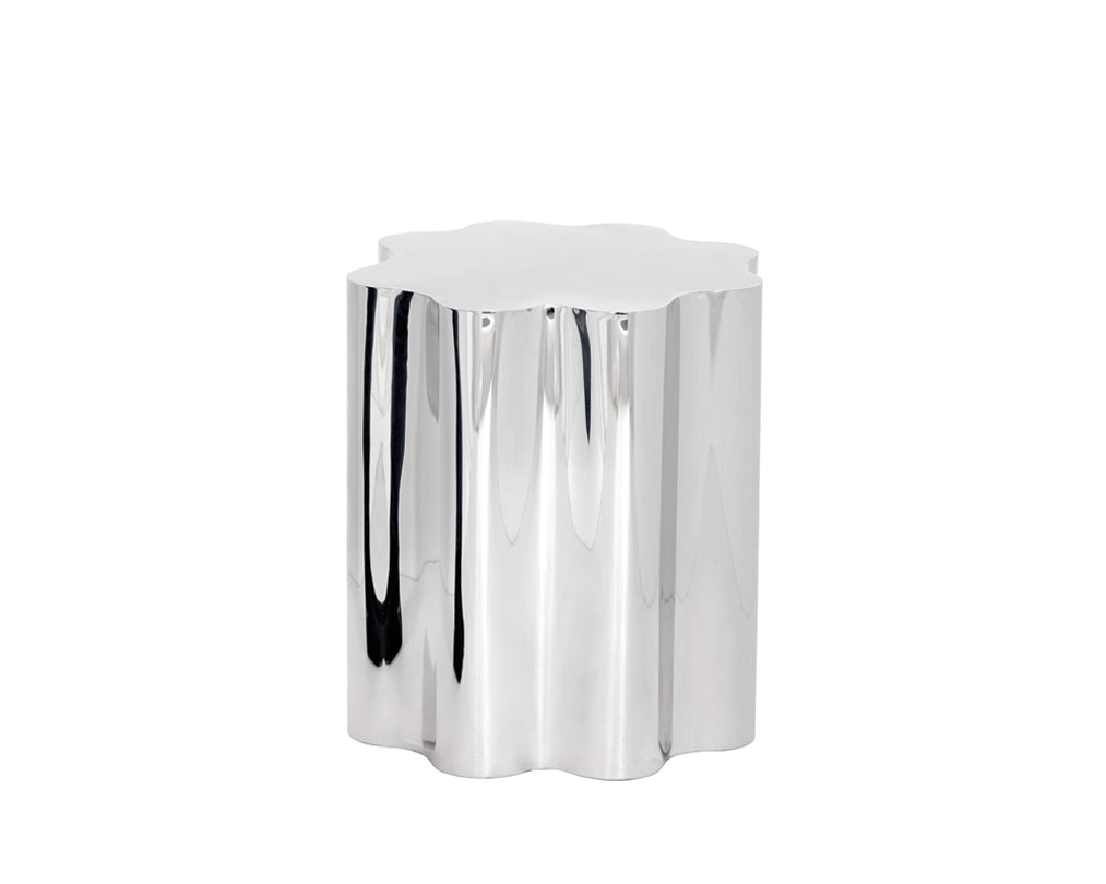 Sunpan Dahlia Side Table - Gold Ombre/Stainless Steel