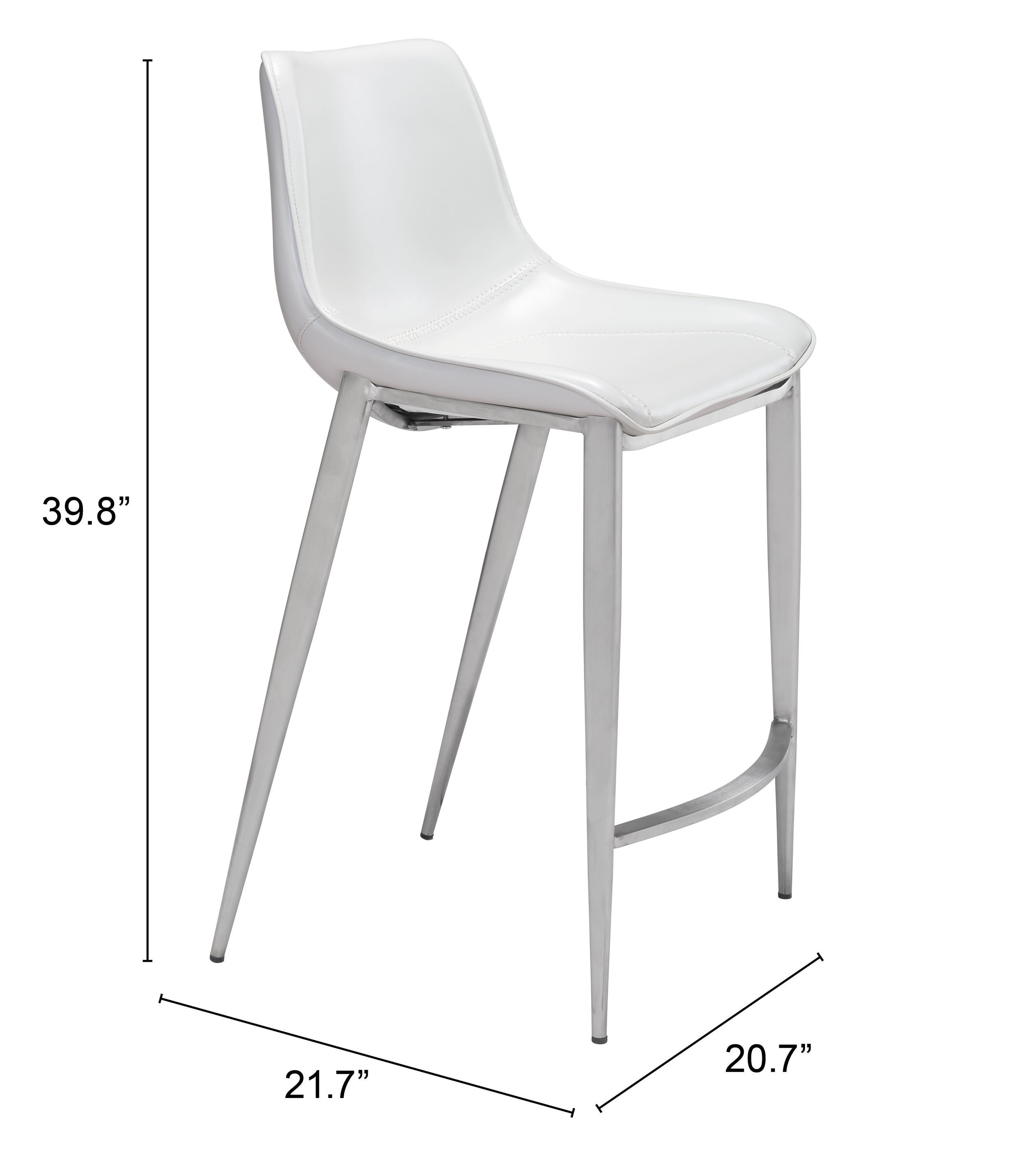 Zuo Modern Magnus Counter Stool - Set of 2
