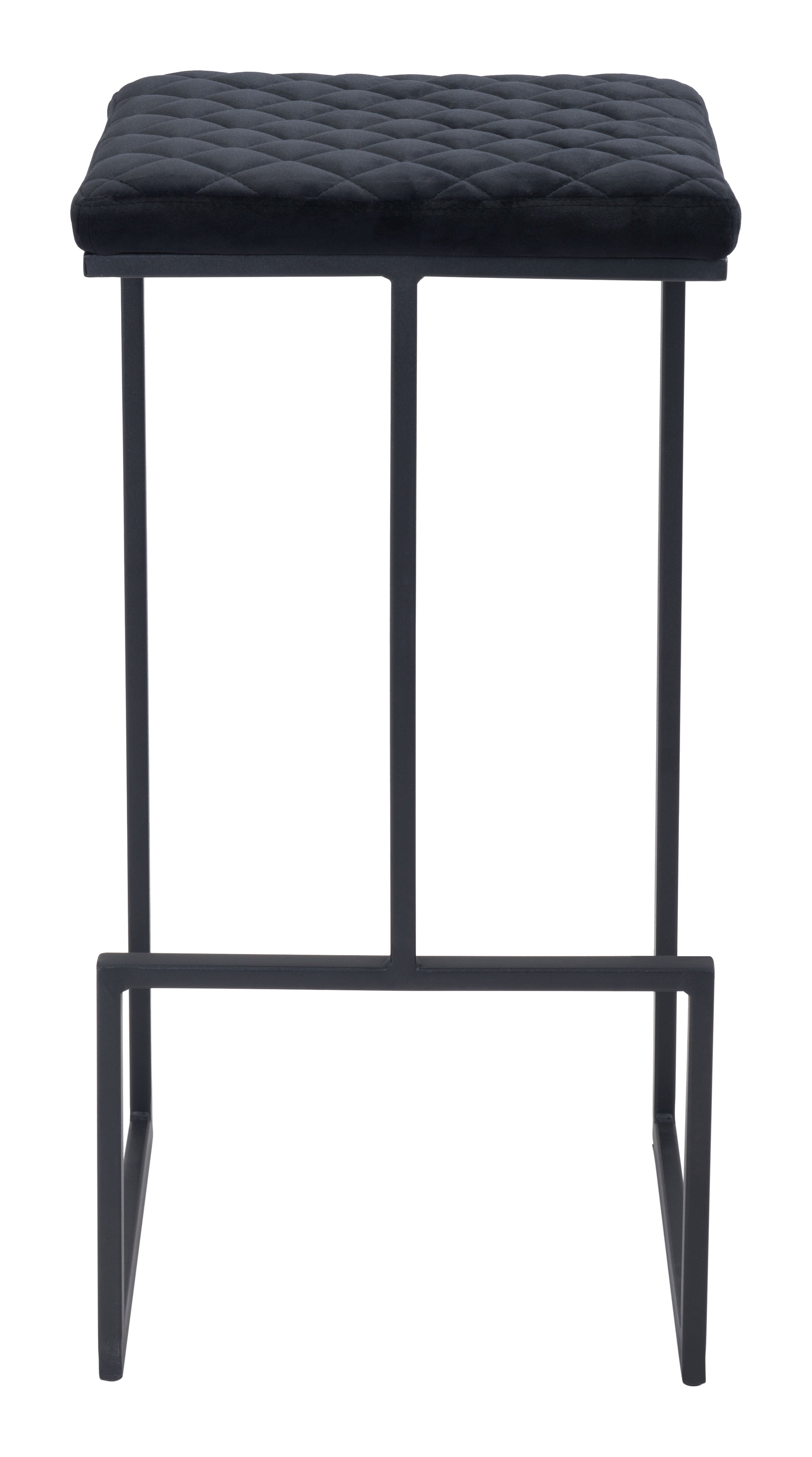 Zuo Modern Element Barstool in Black/Gray