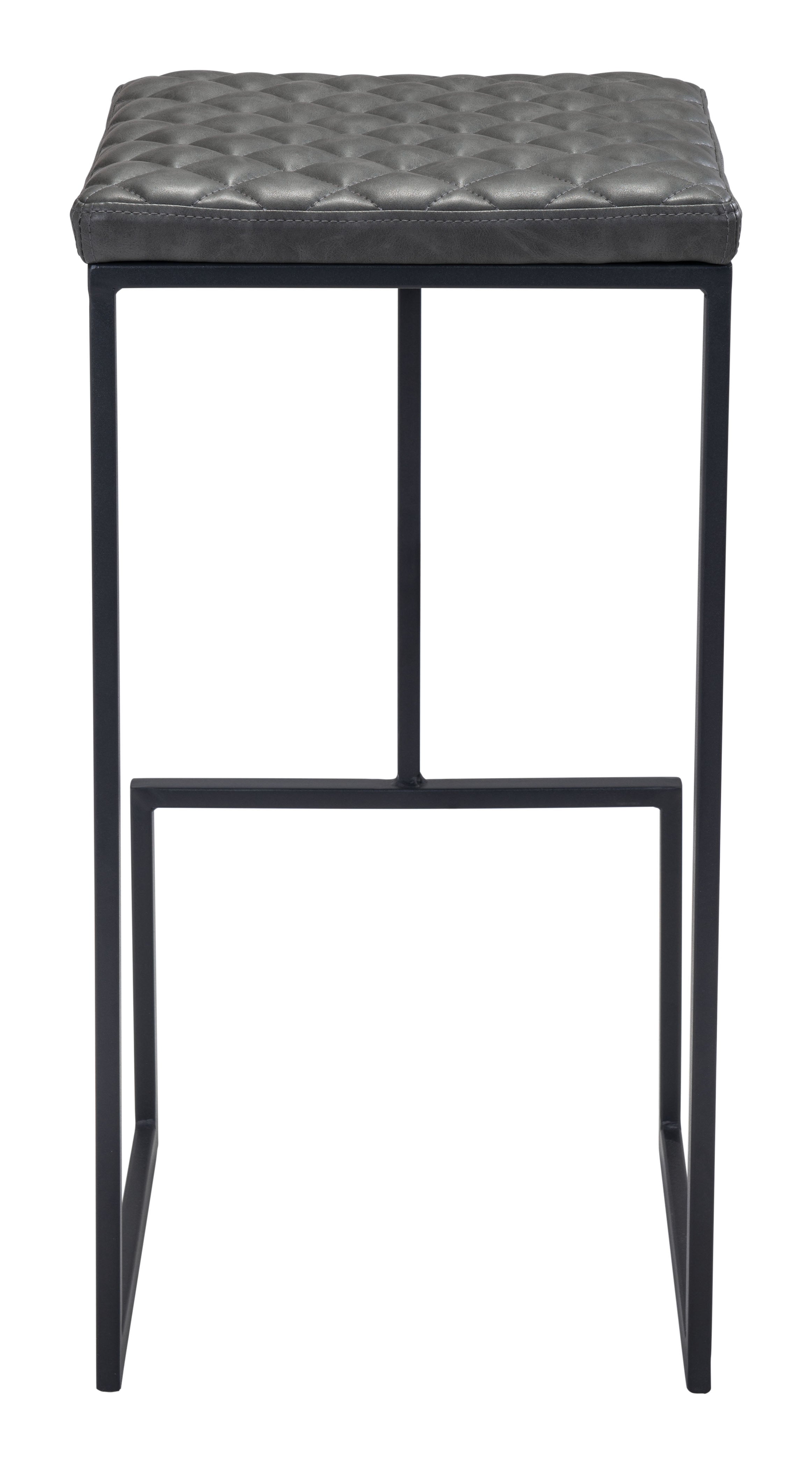 Zuo Modern Element Barstool in Black/Gray