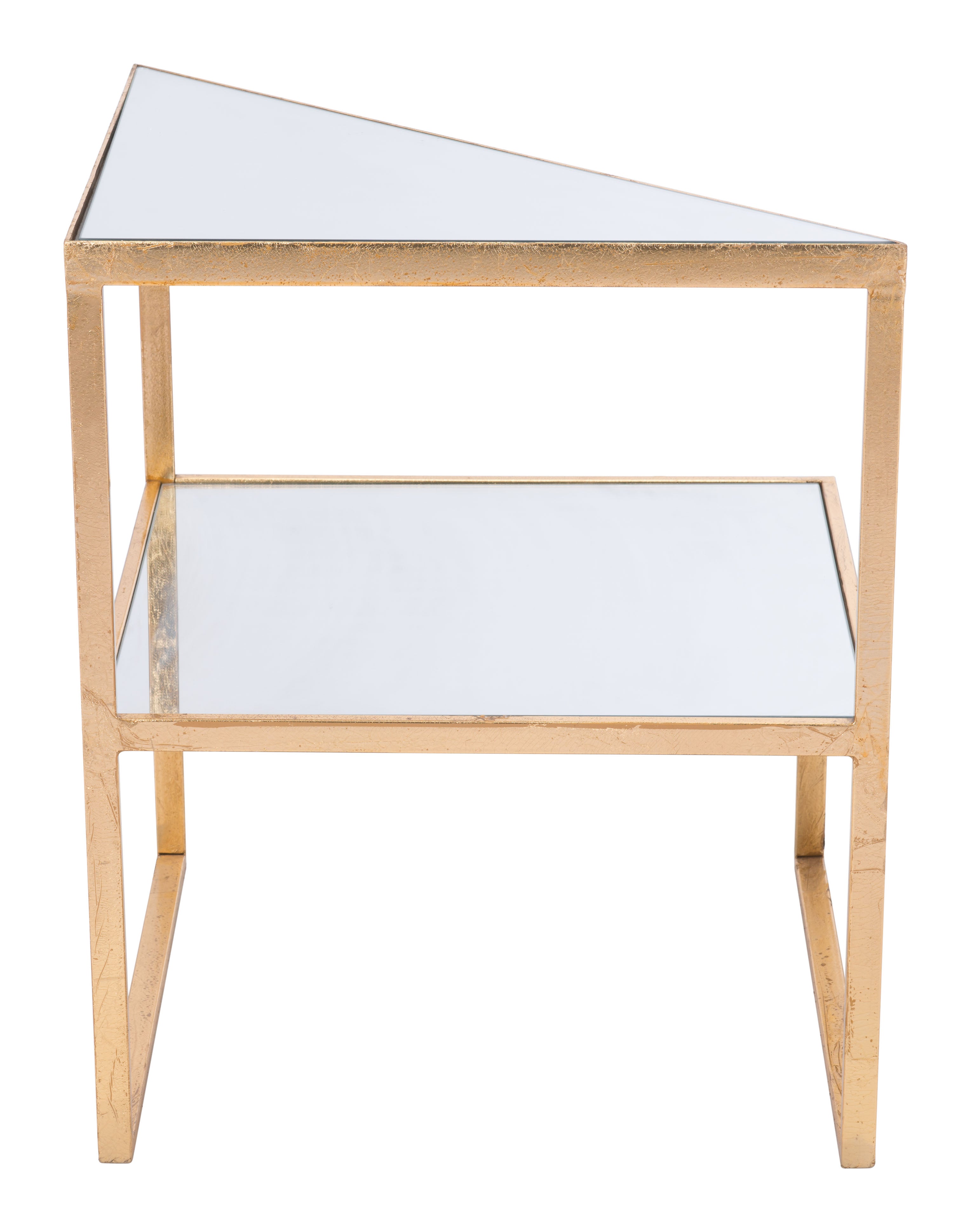 Zuo Modern Planes Side Table Gold