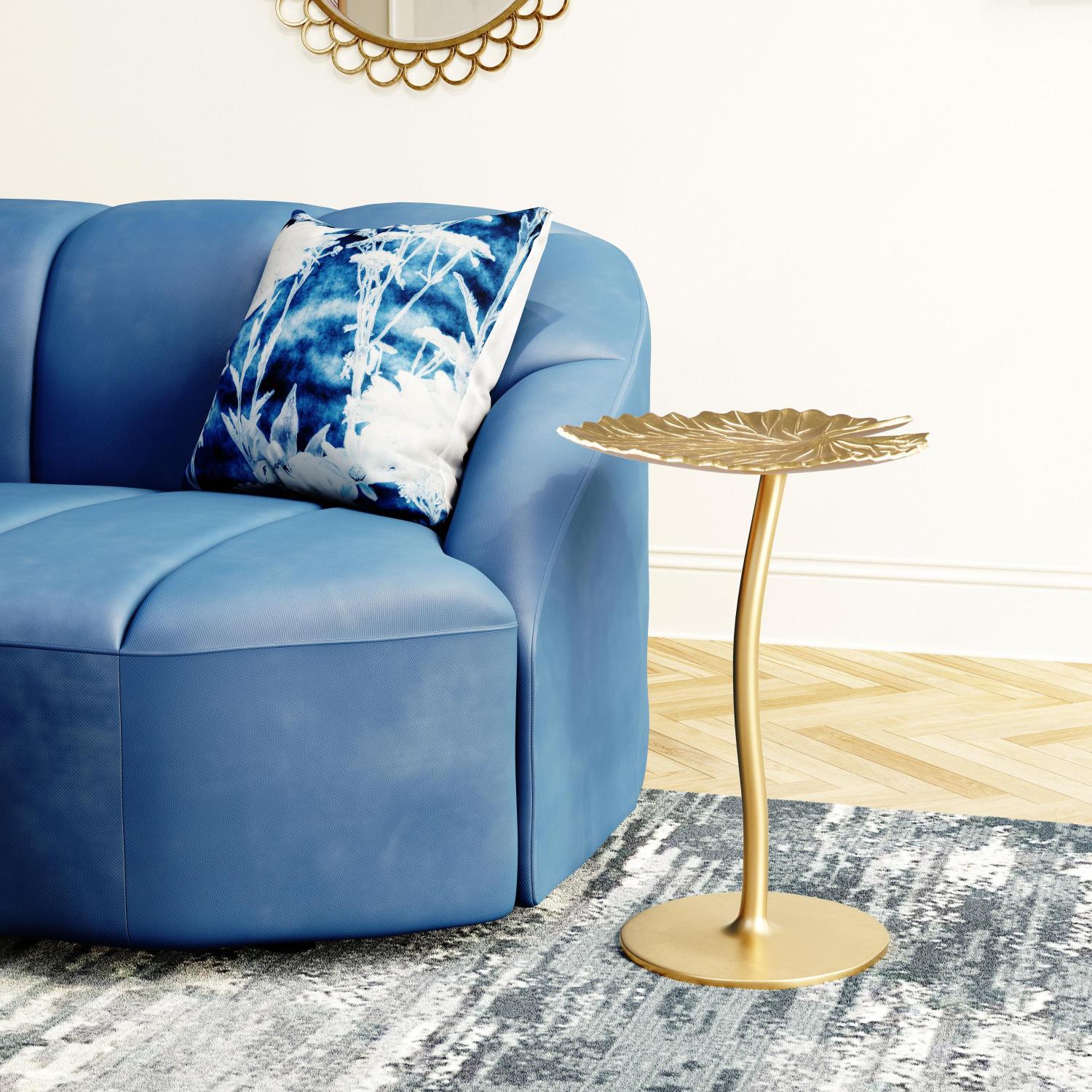 Zuo Modern Lily Side Table Gold