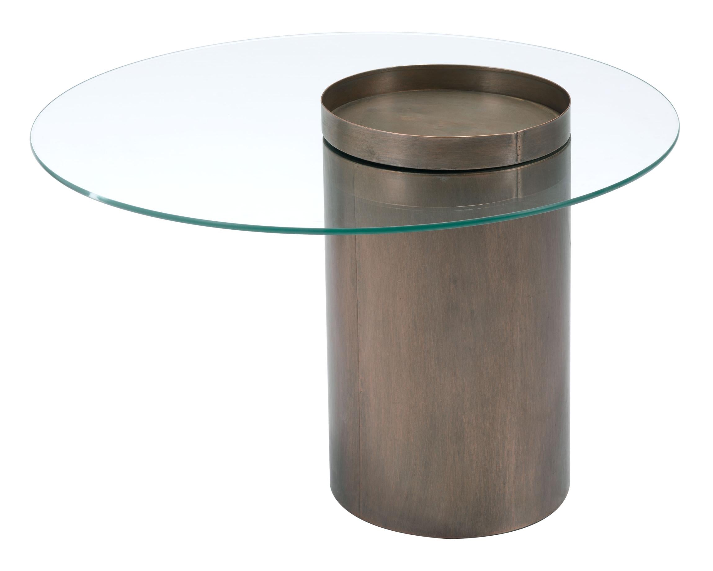 Zuo Modern Emi Coffee Table Antique Bronze