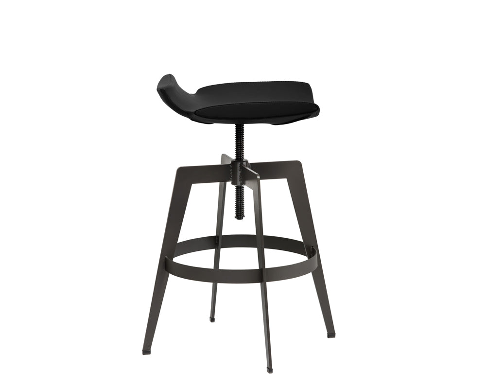 Sunpan Bancroft Adjustable Stool - Onyx