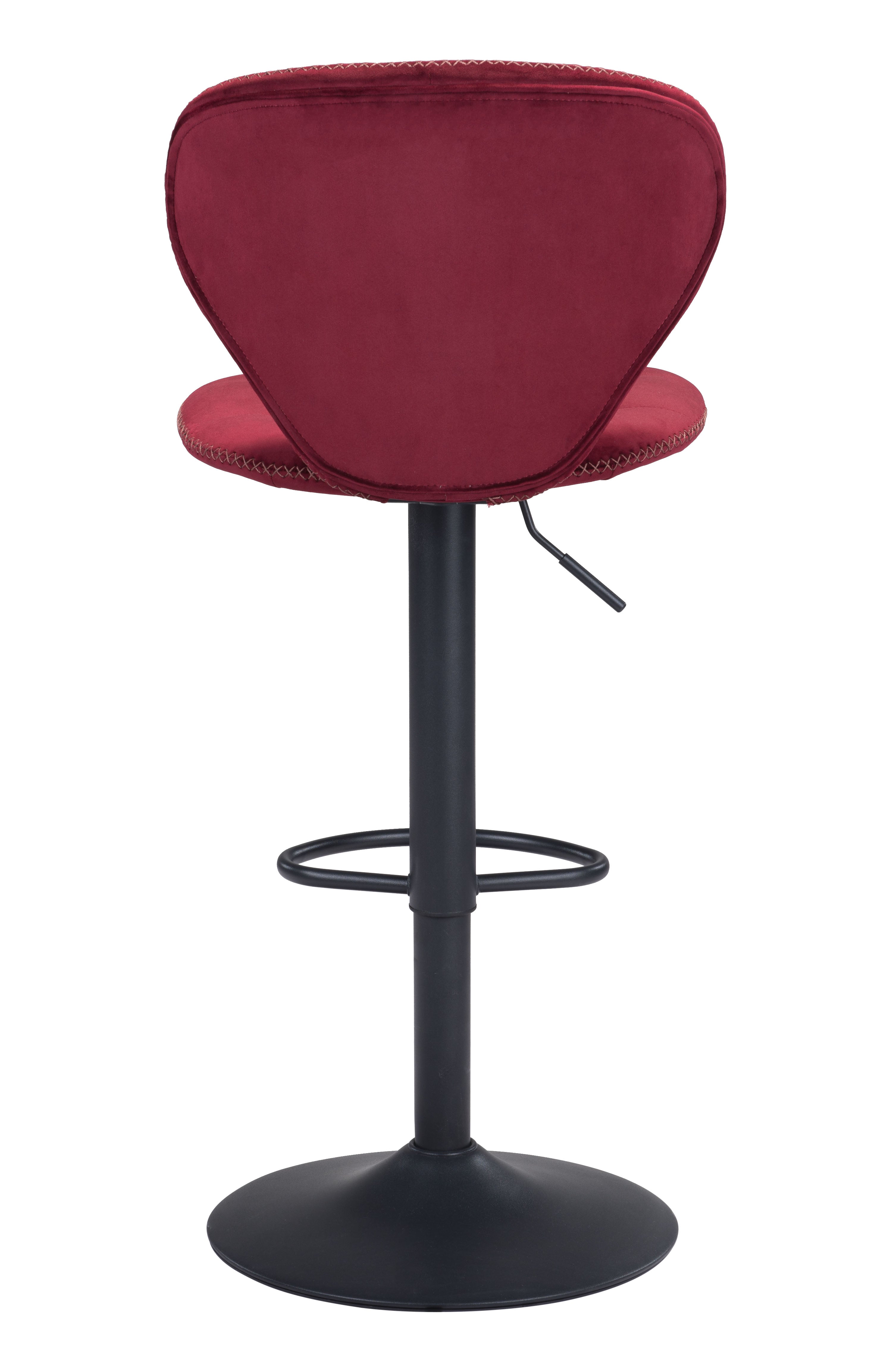 Zuo Modern Salem Barstool in Yellow/Gray/Red