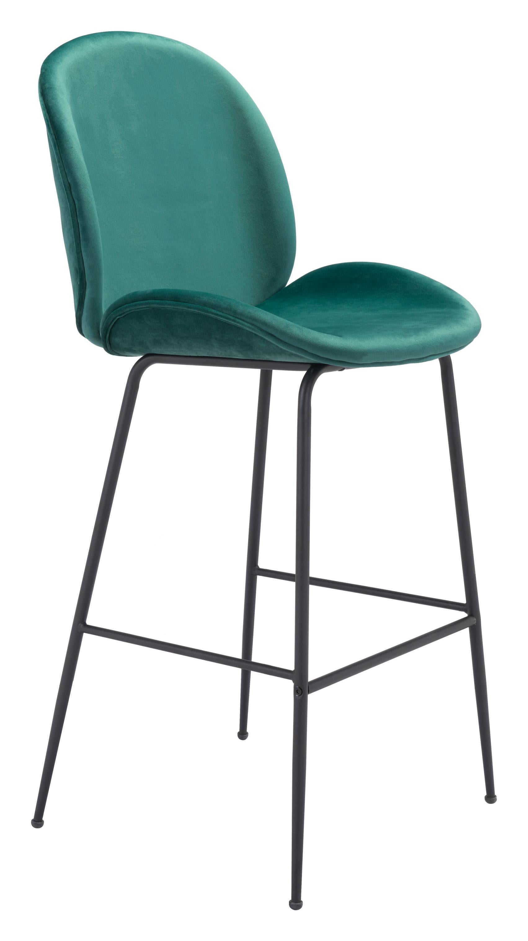 Zuo Modern Miles Barstool in Red/Green