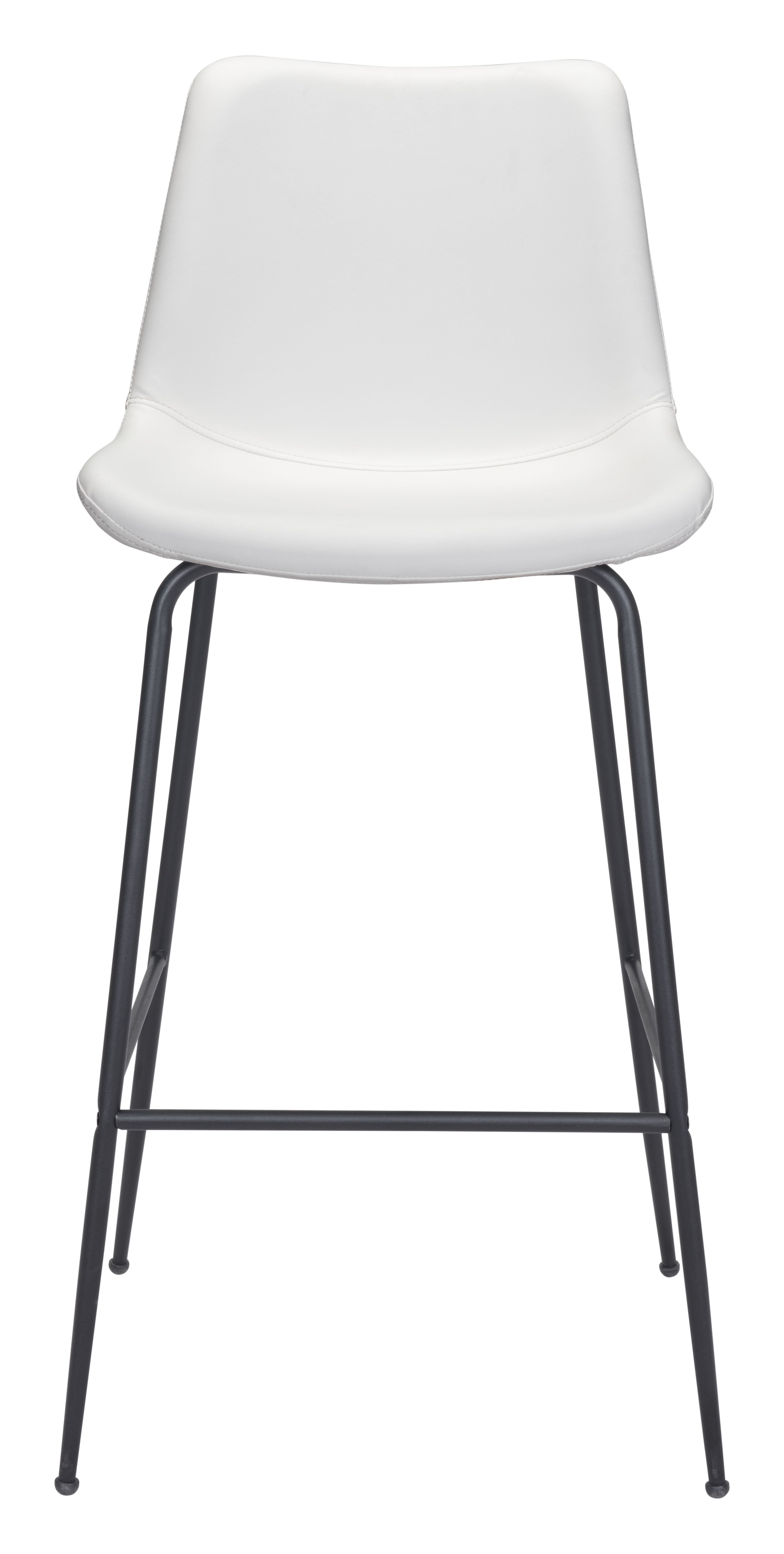 Zuo Modern Byron Barstool in Brown/Gray/White