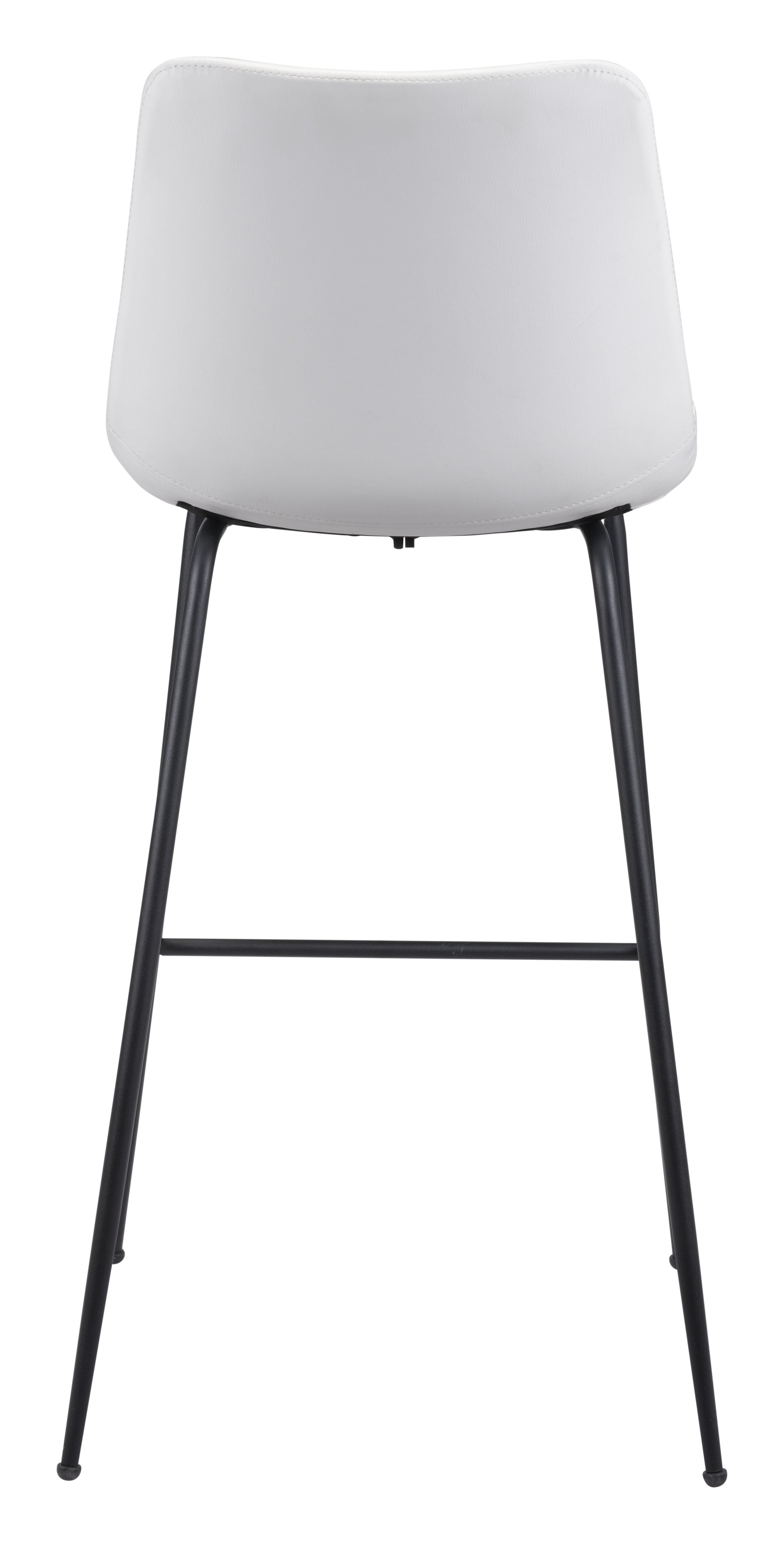 Zuo Modern Byron Barstool in Brown/Gray/White