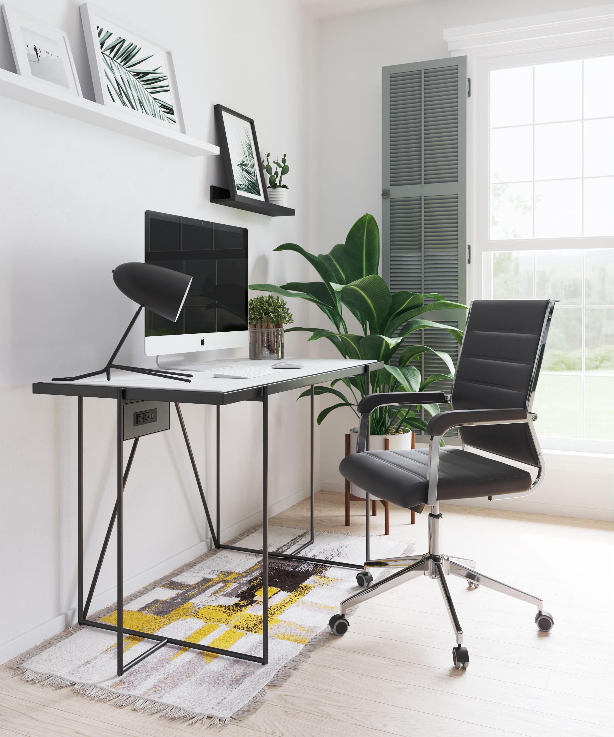 Zuo Modern Liderato Office Chair Black