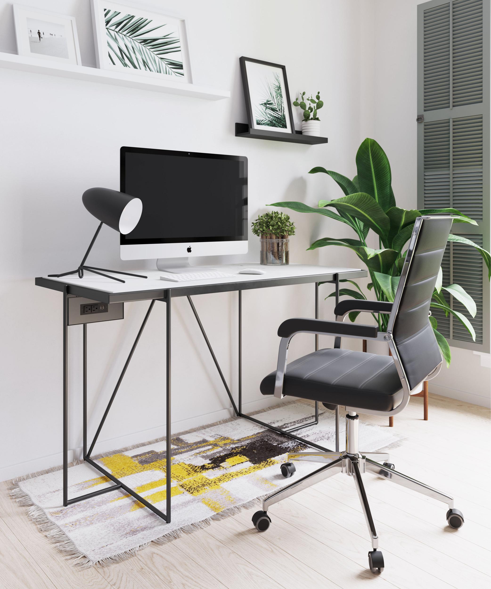 Zuo Modern Liderato Office Chair Black