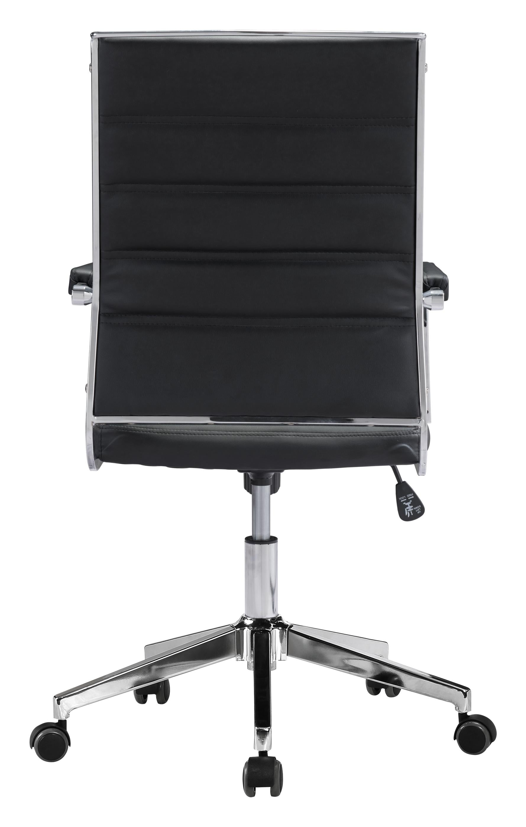Zuo Modern Liderato Office Chair Black