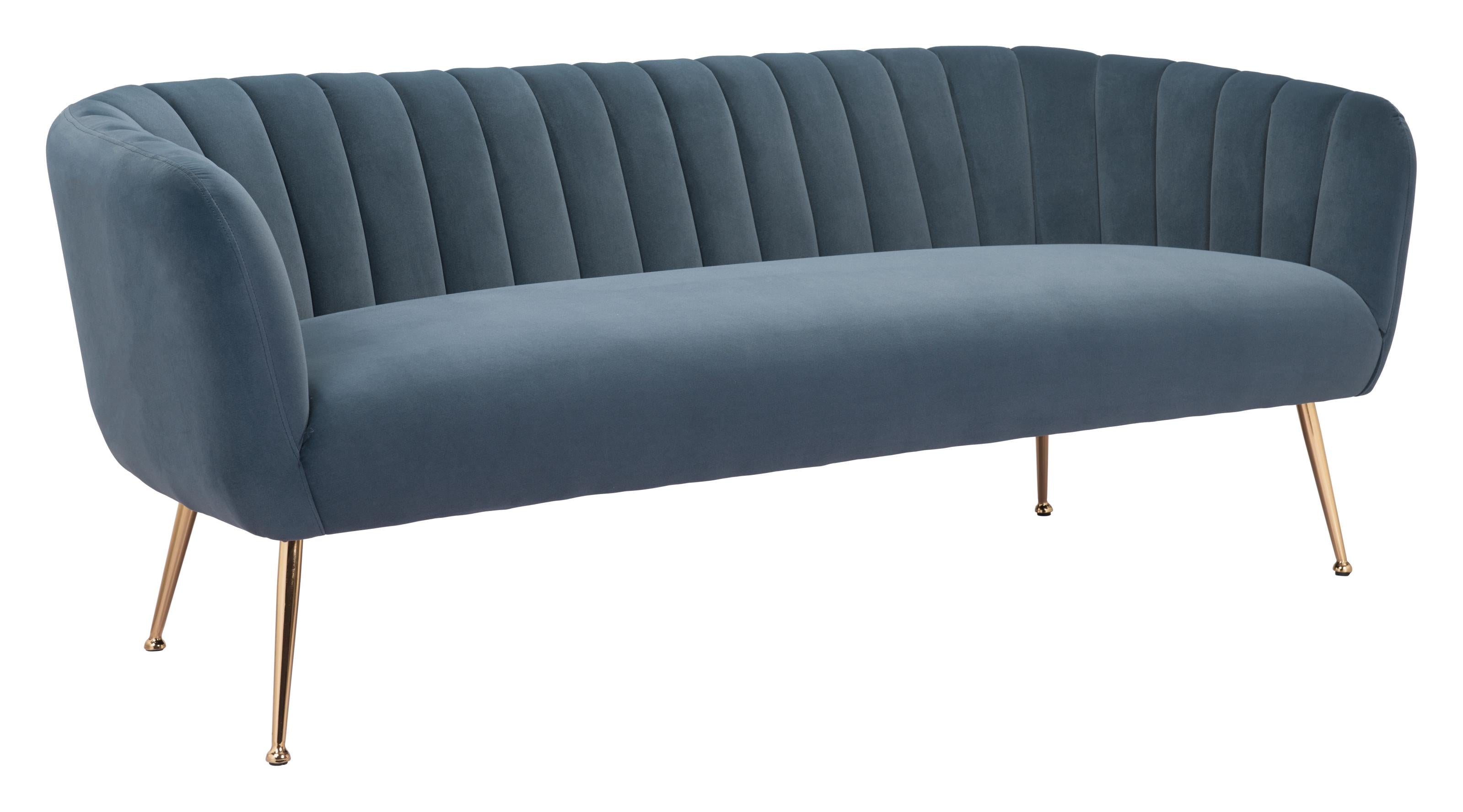 Zuo Modern Deco Sofa in Beige/Grey