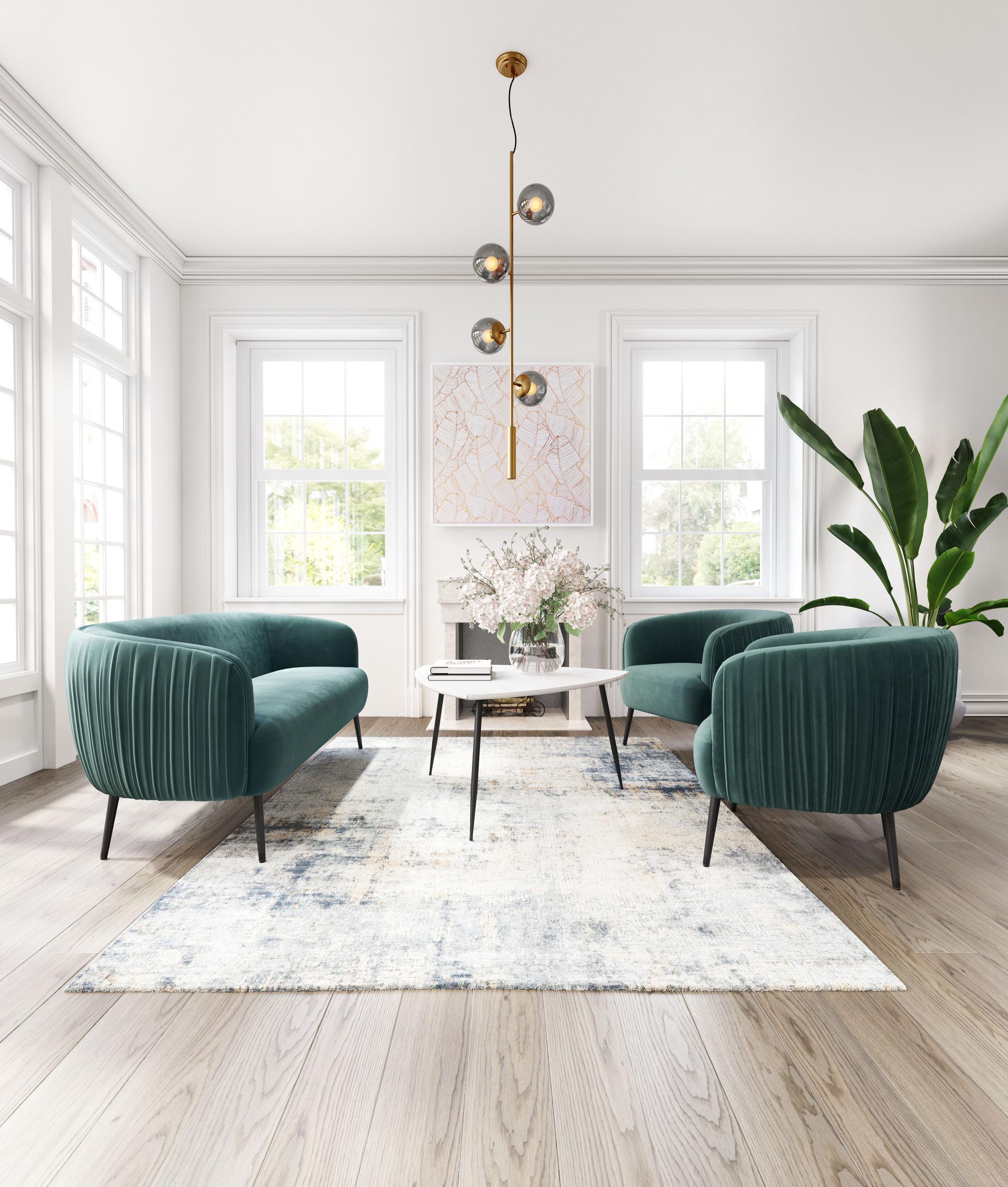 Zuo Modern Karan Sofa in Green